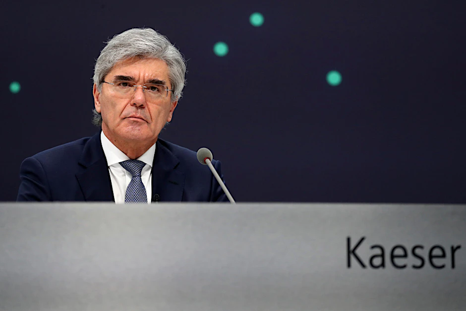 Joe Kaeser, damals Vorstandsvorsitzender der Siemens AG.