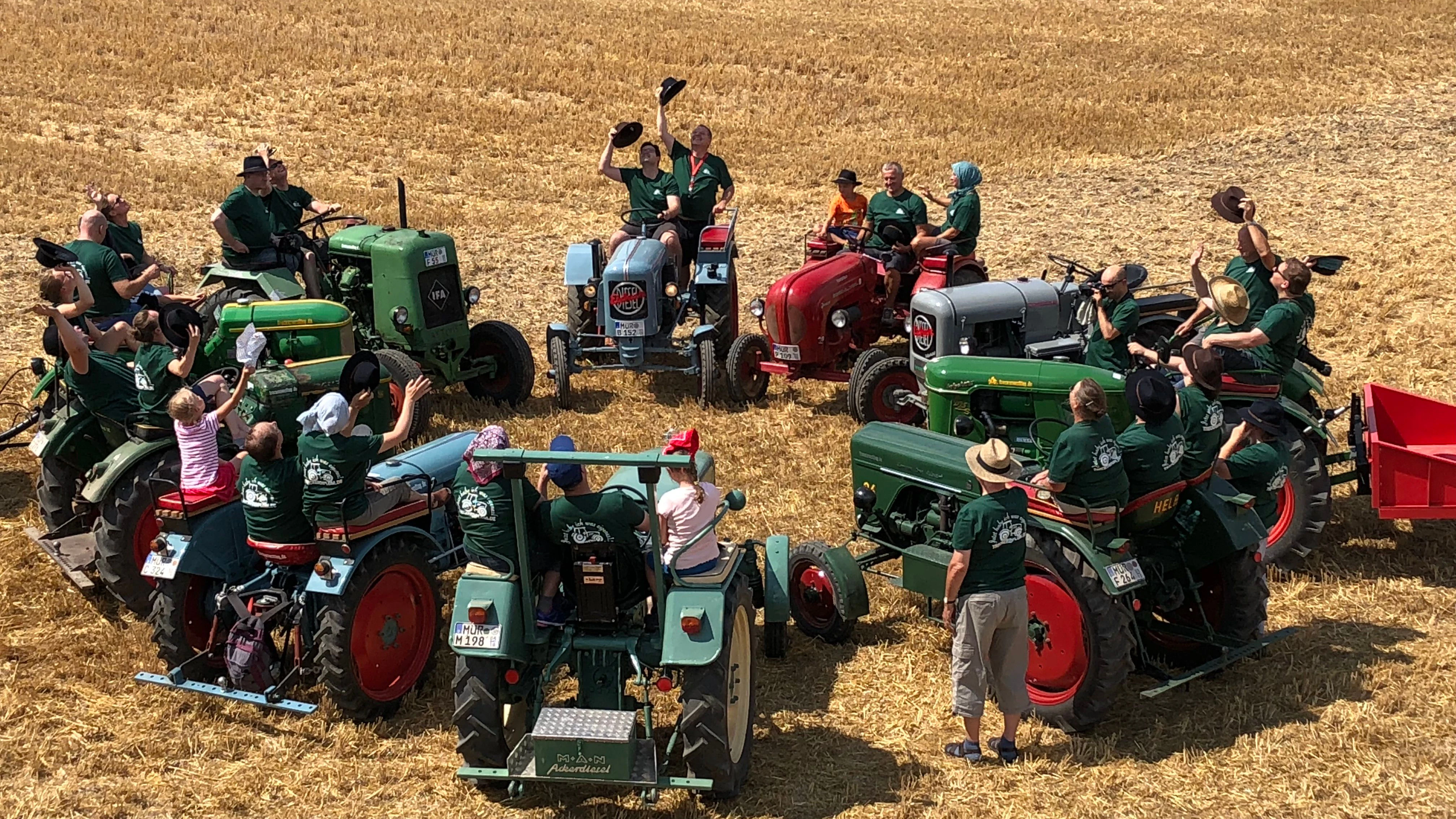 Päuschen auf dem Feld in Mecklenburg-Vorpommern