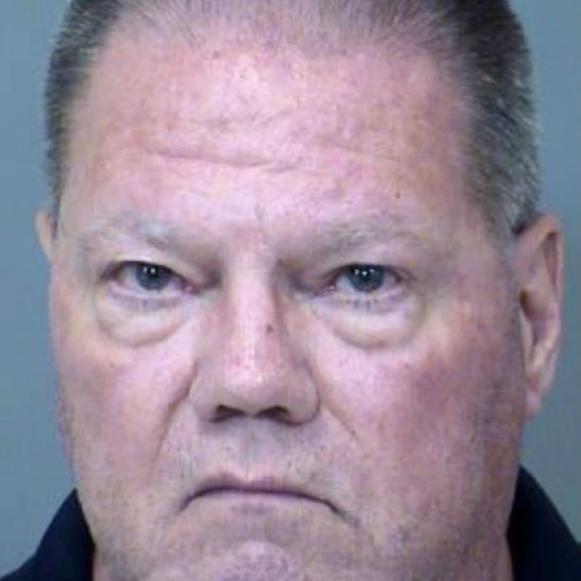 Rusty French bei seiner Verhaftung durch die Polizei.