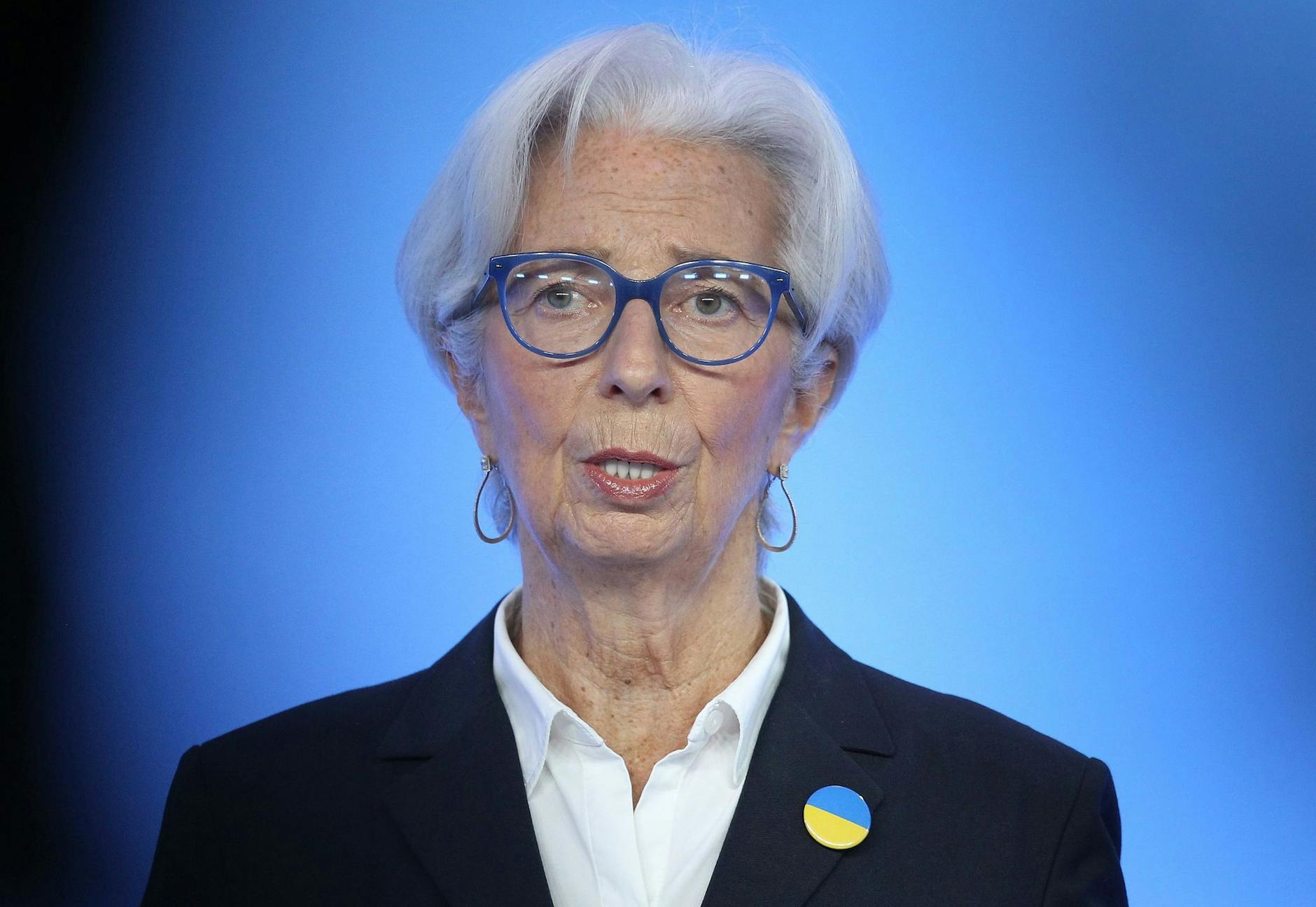 ARCHIV - EZB-Präsidentin Christine Lagarde hat die hohe Inflation scharf im Blick.