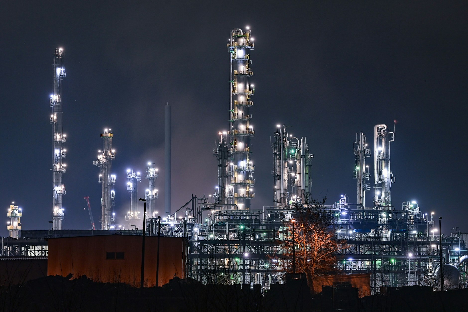 Die PCK-Raffinerie in Schwedt