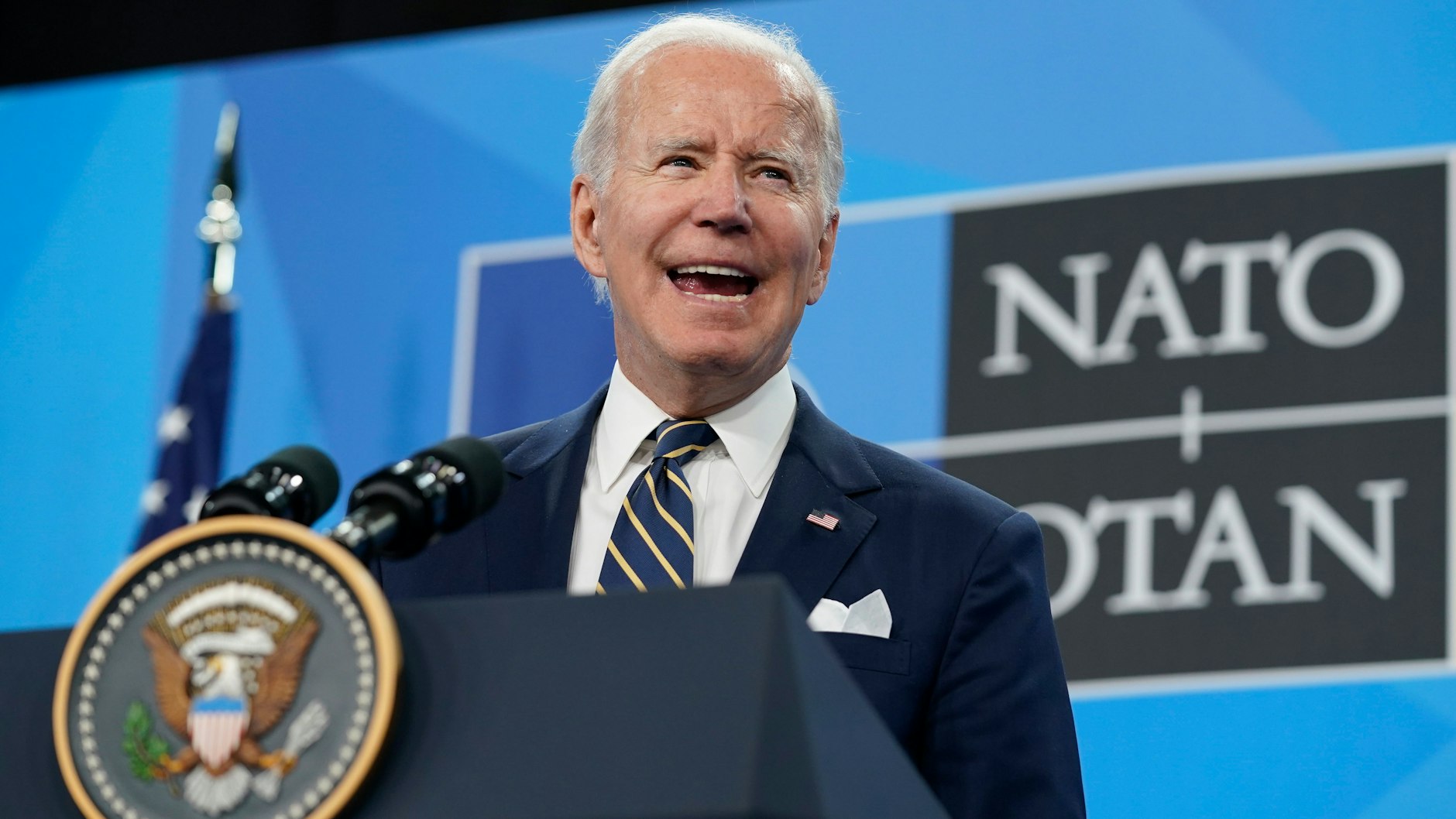 US-Präsident Joe Biden beim Nato-Gipfel in Madrid