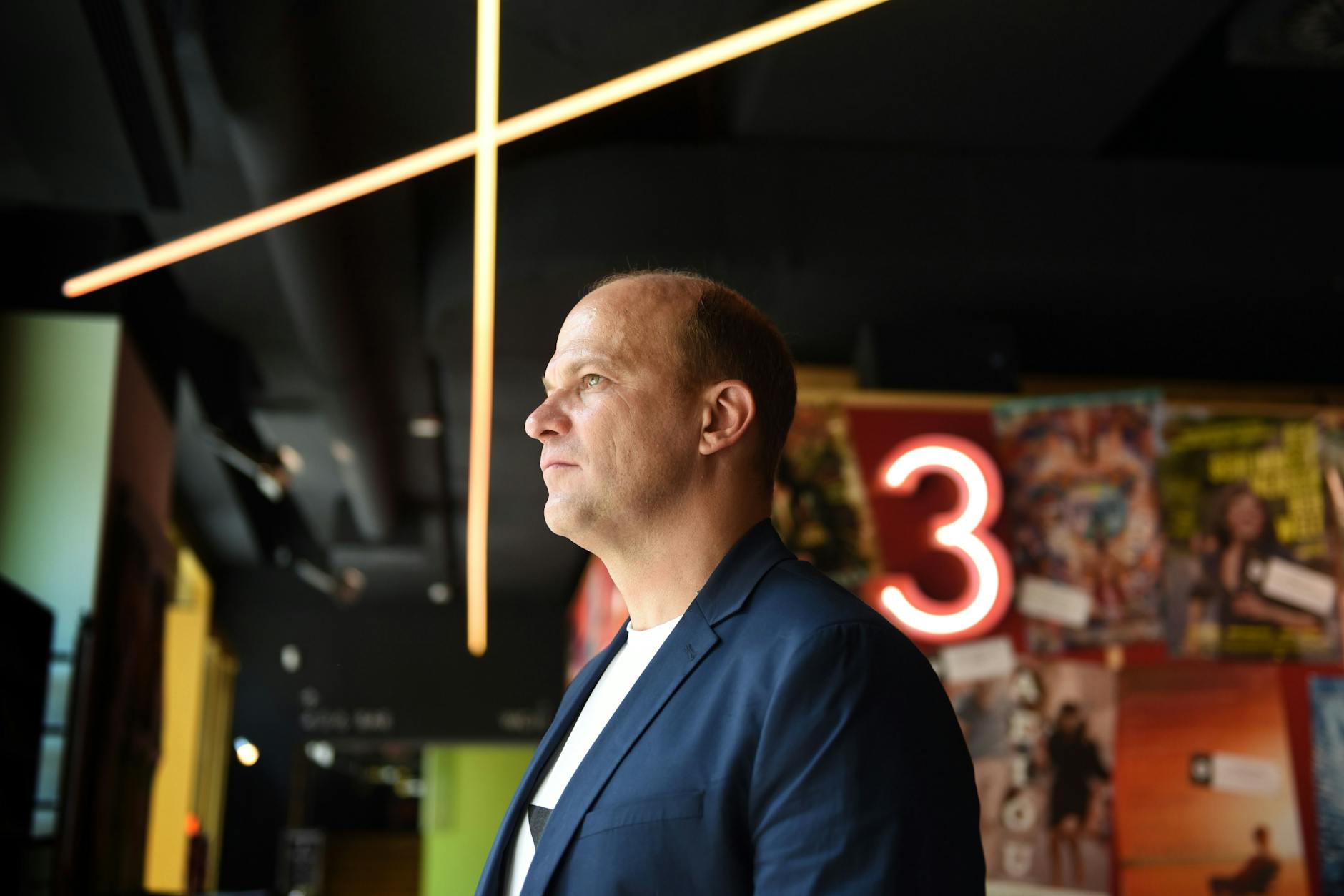 Christian Bräuer im Delphi Lux Kino, das zur Yorck-Gruppe gehört.