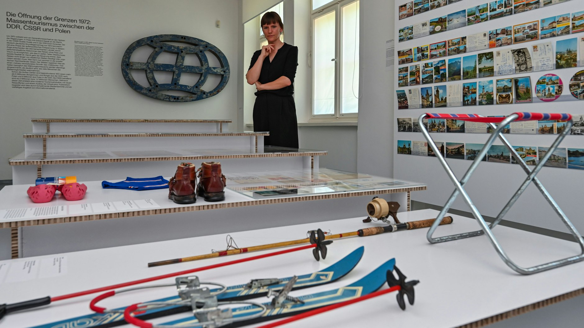 Eine Schau in Eisenhüttenstadt zeigt gerade, wie DDR-Bürger einst ins Ausland reisten.