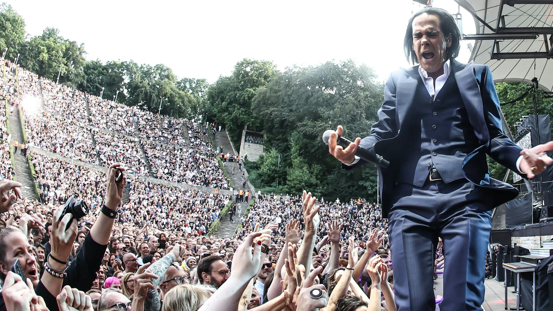 Nick Cave in Berlin in der Waldbühne