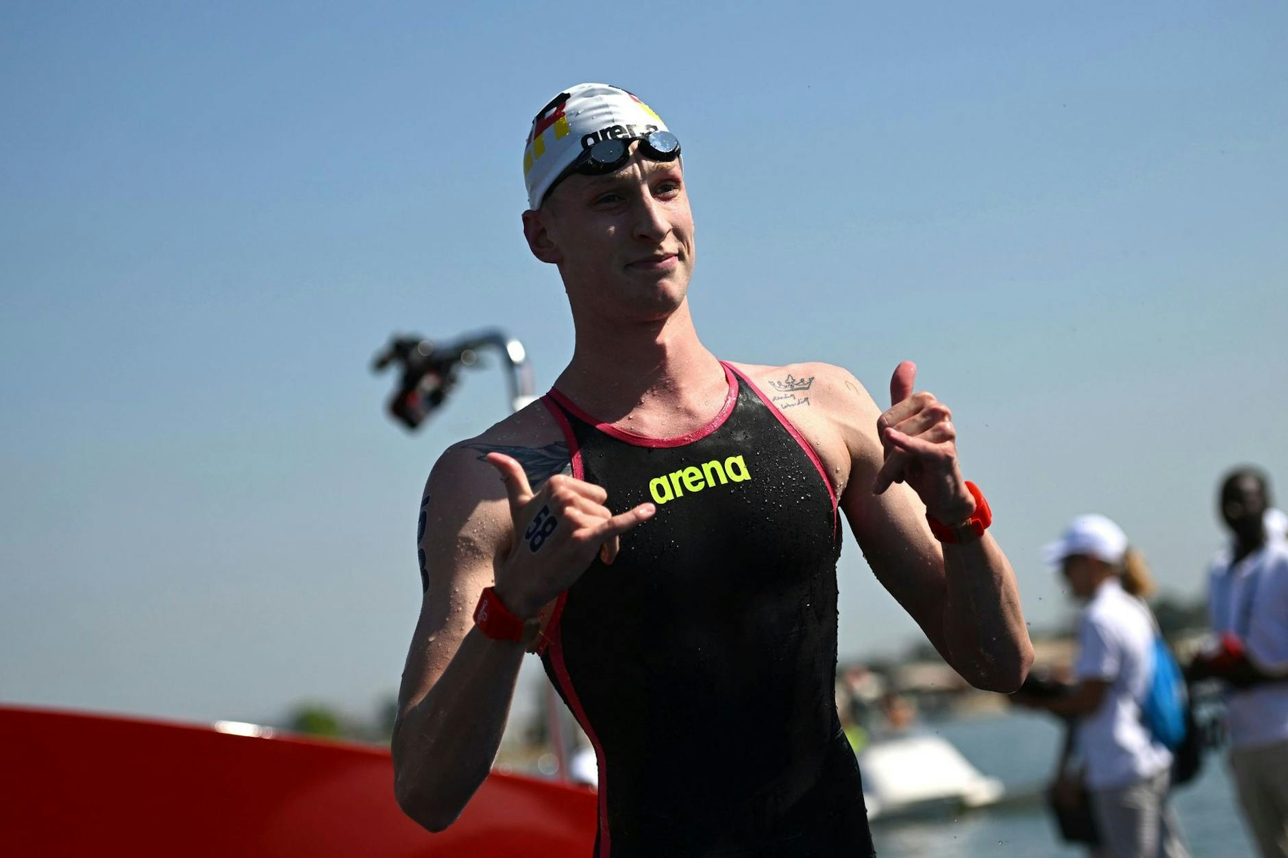 Holte Gold über fünf Kilometer: Florian Wellbrock.