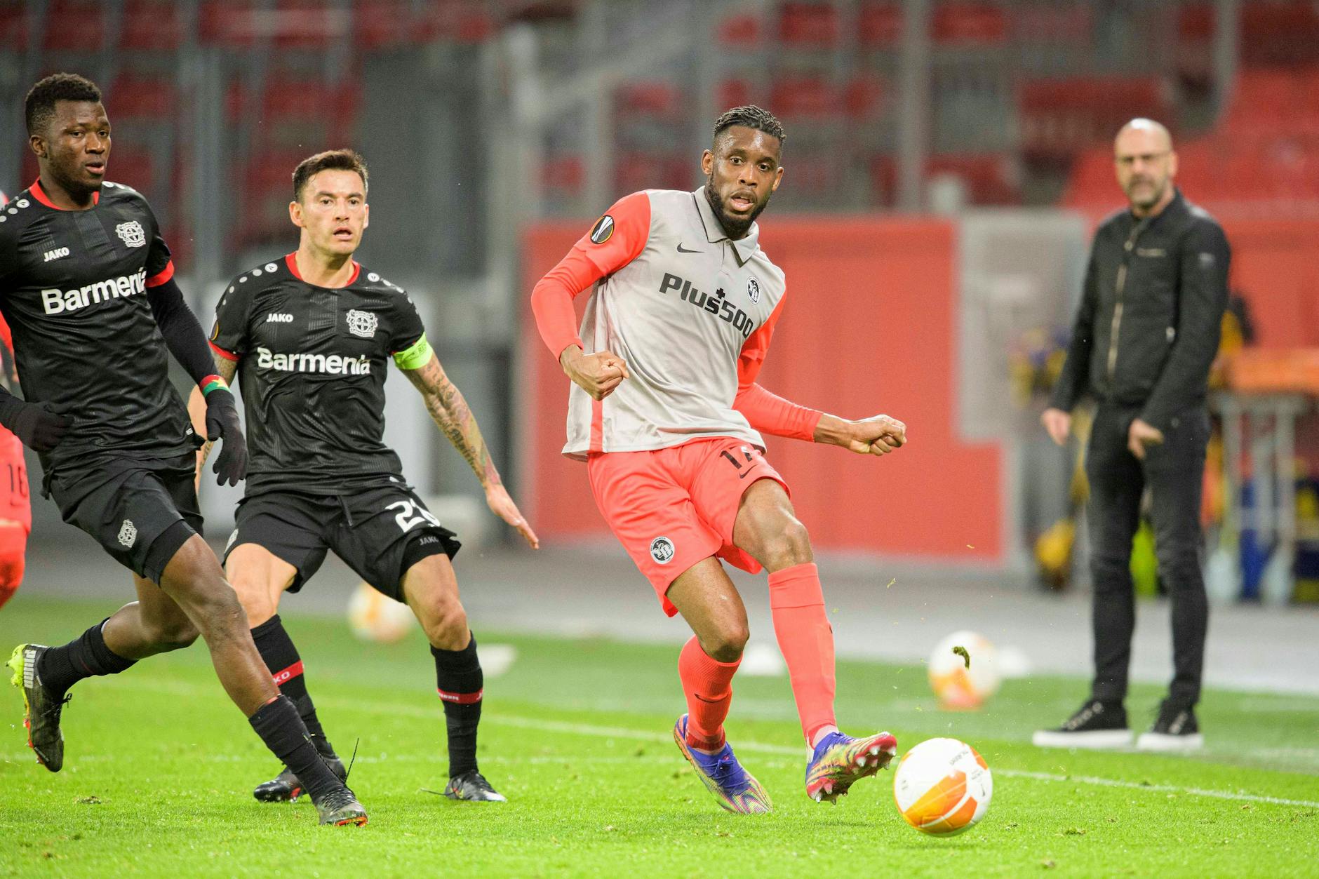 Unions Neuzugang Jordan Siebatcheu wurde in der Europa League vor knapp eineinhalb Jahren zum Leverkusen-Schreck.