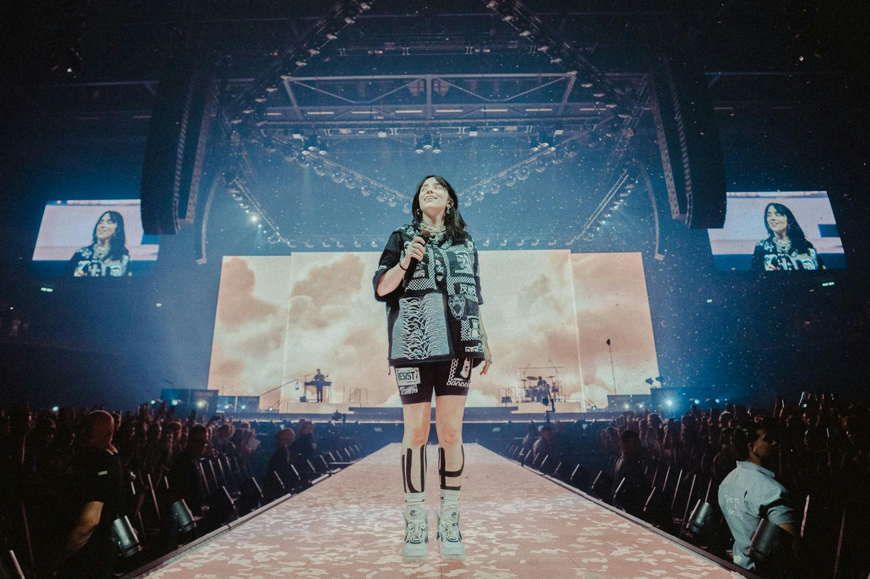 Billie Eilish bei ihrem Konzert in Berlin