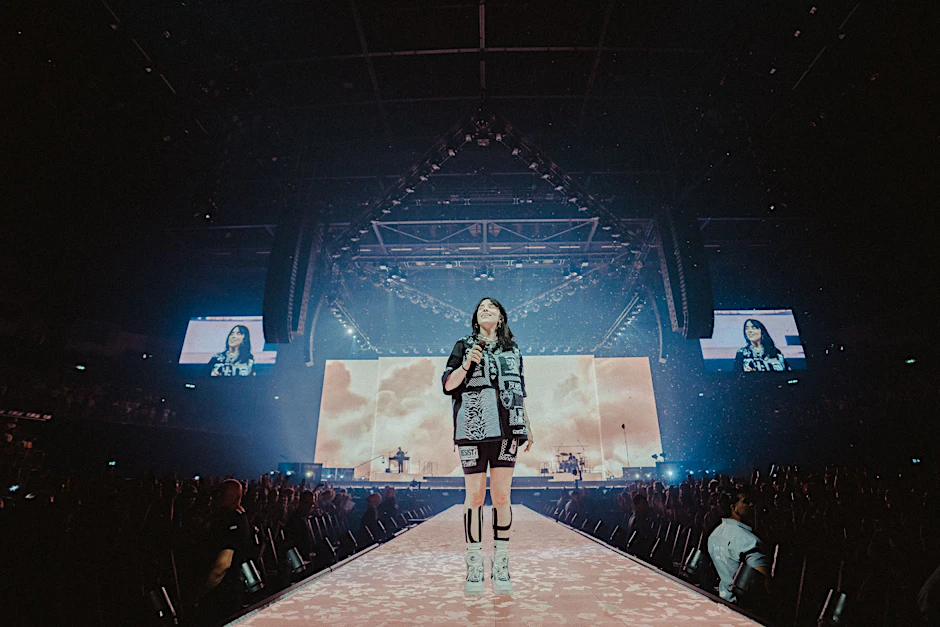 Billie Eilish bei ihrem Konzert in Berlin