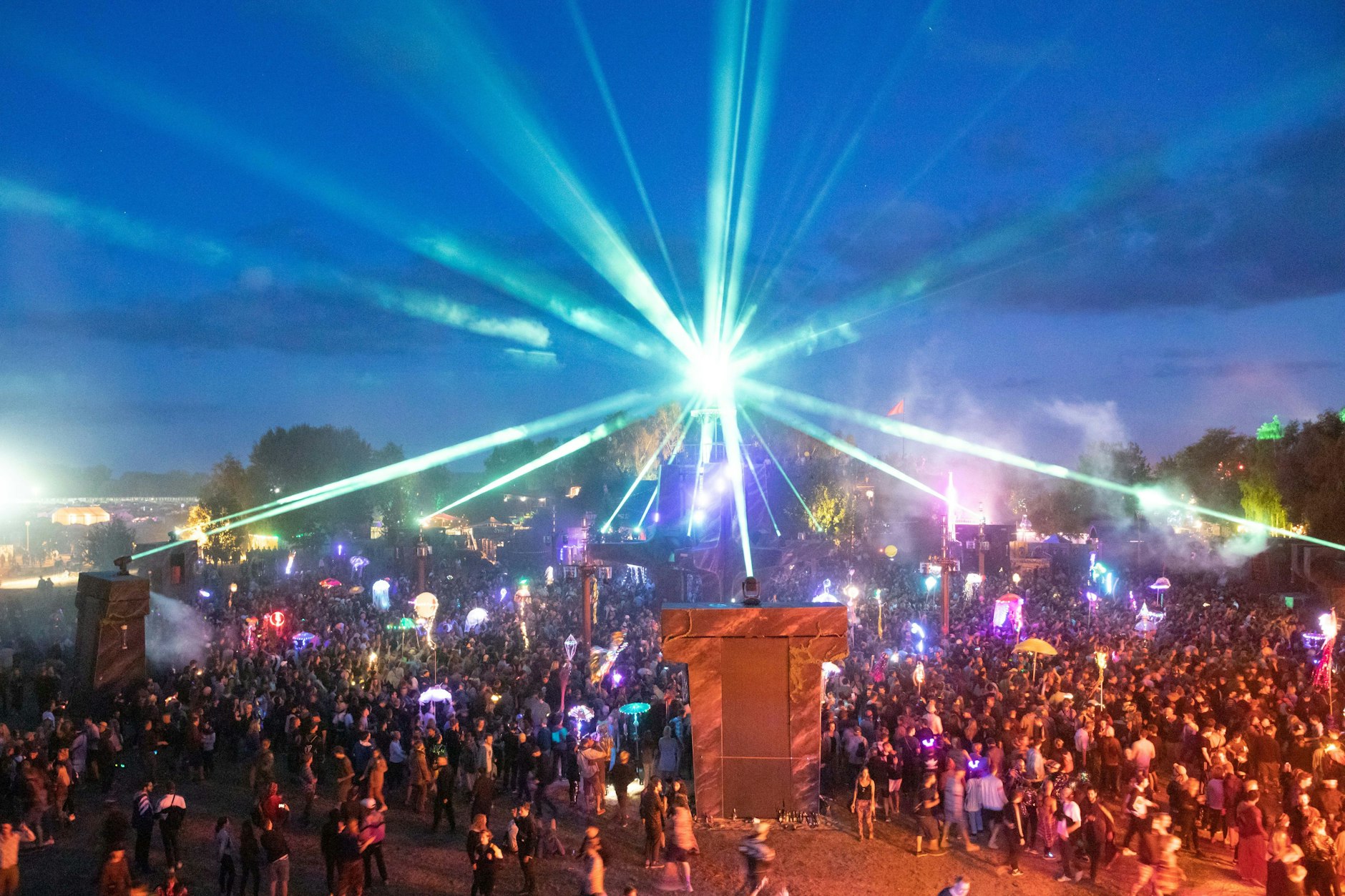 Festivalgelände in Lärz: Die Fusion 2022 hat begonnen!