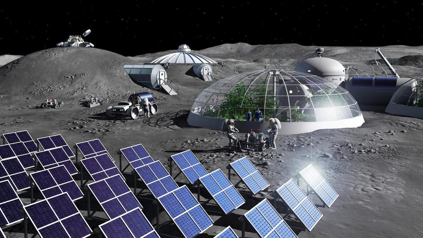 So könnte das Artemis Base Camp der Nasa einmal aussehen.