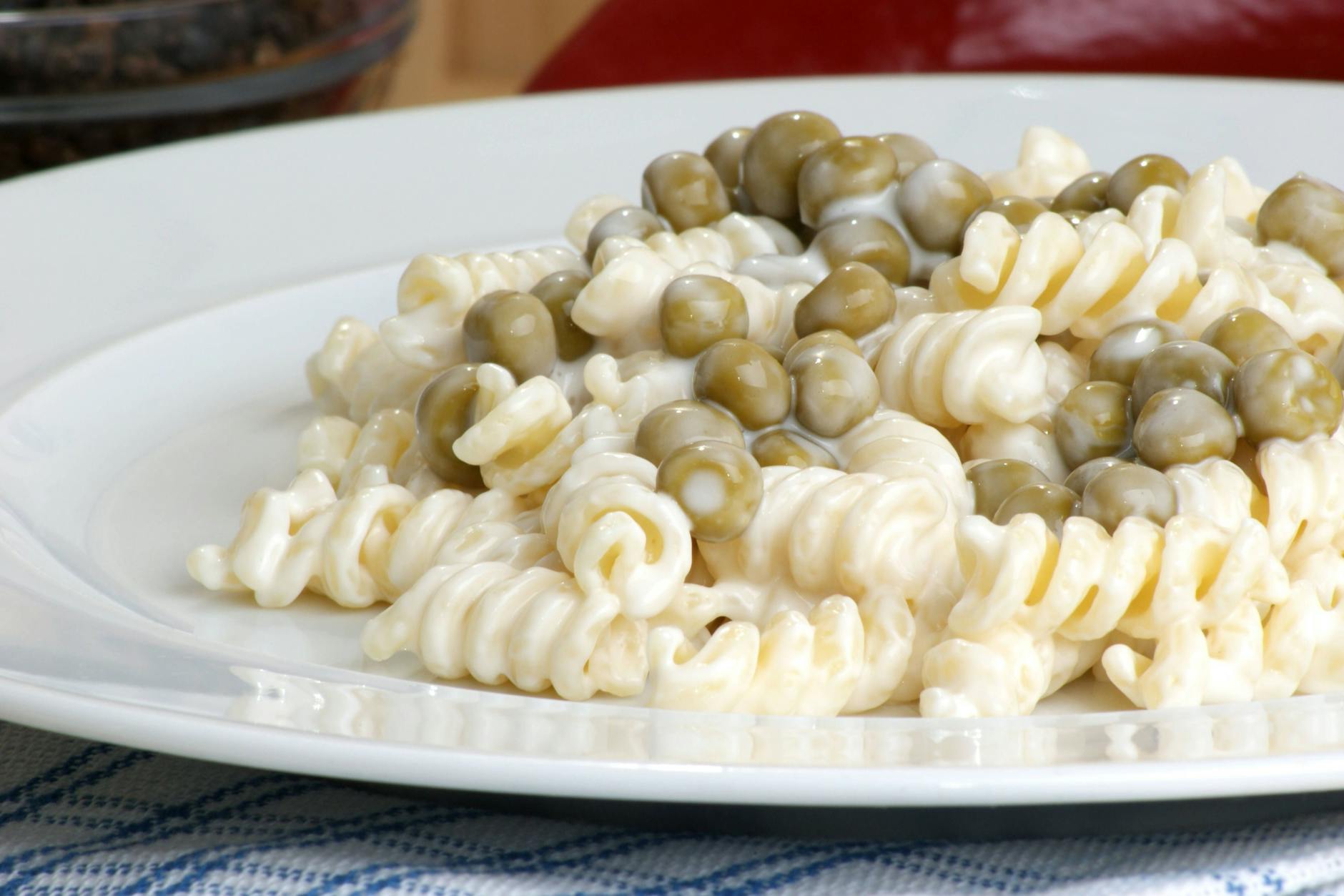 Worst-Practice-Beispiel: Diese grauen TK-Erbsen und diese Fusilli will keiner essen.