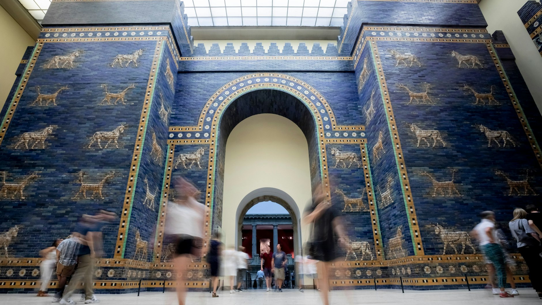 Das Ischtar-Tor von Babylon gehört zum Pergamonmuseum.&nbsp;