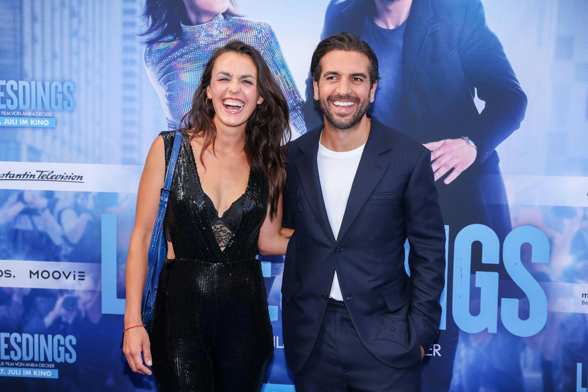 Berlin: Die Schauspieler Lucie Heinze und Elyas M’Barek kommen zu der Premiere des Films „Liebesdings“ in den Zoo-Palast.