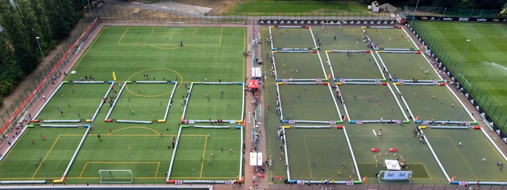 Weltrekord in der Wuhlheide! 128 Miniteams kickten bei Funino um die Wette