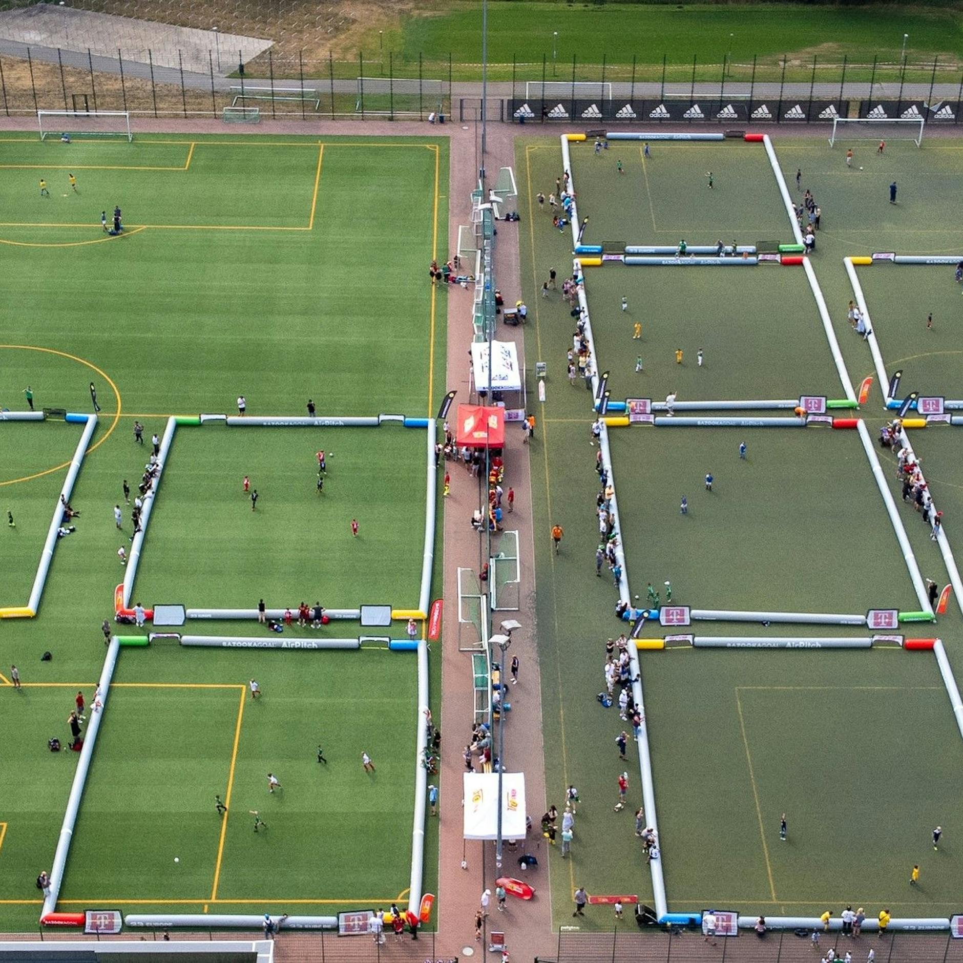 Weltrekord in der Wuhlheide! 128 Miniteams kickten bei Funino um die Wette