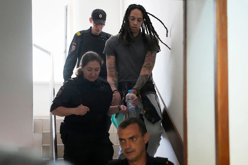 In Russland inhaftierte Basketballerin Brittney Griner schreibt an Biden
