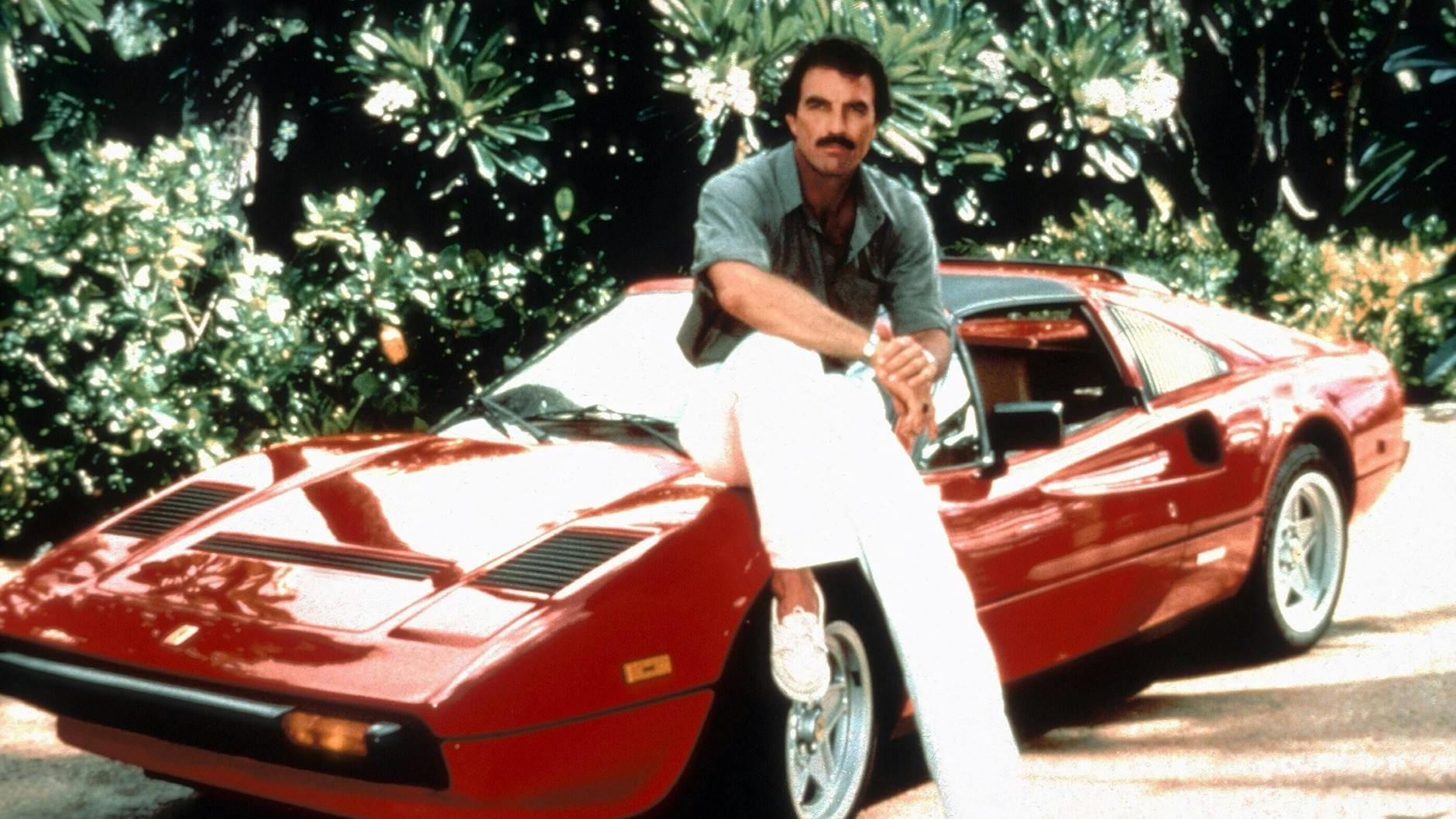 Tom Selleck in seiner Kultrlle als Magnum. Die Aufnahme stammt aus dem Jahr 1980.