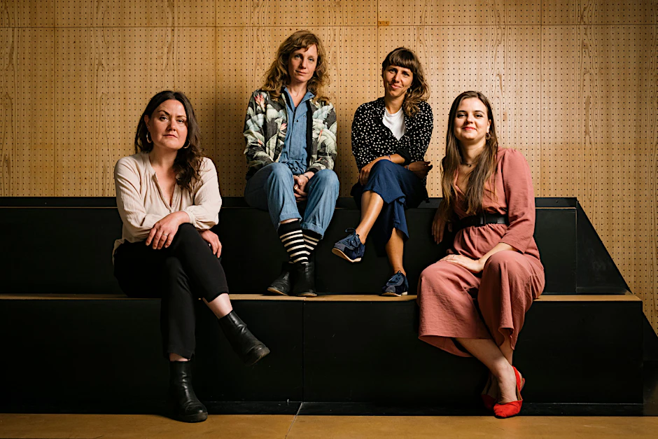 Die neue Leitung des Theatertreffens beginnt im September:&nbsp;Marta Hewelt, Carolin Hochleichter, Joanna Nuckowska, Olena Apchel (v. l.).