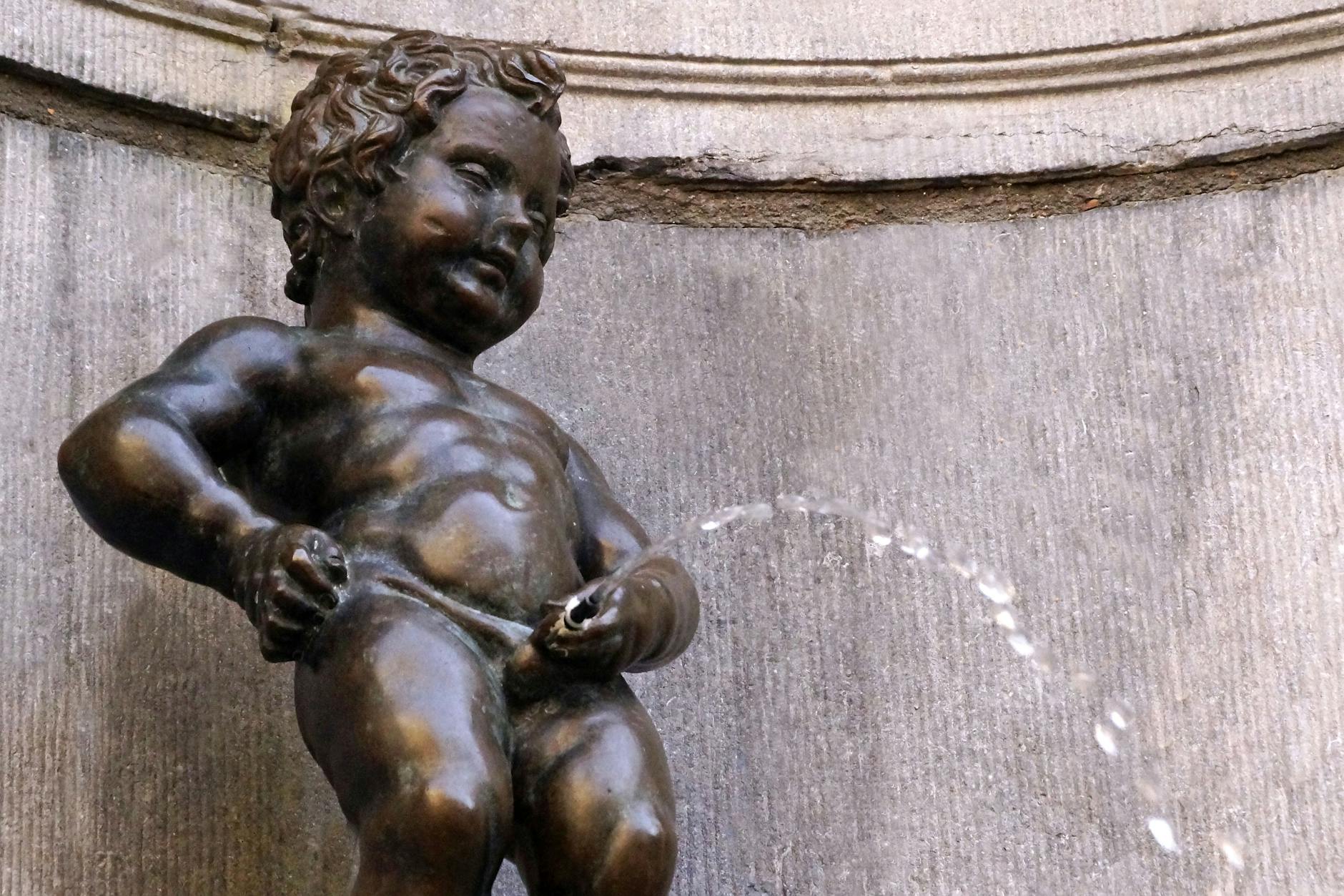 Manneken Pis in Brüssel.