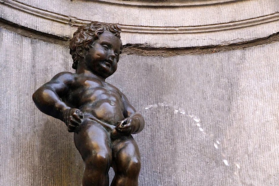 Manneken Pis in Brüssel.