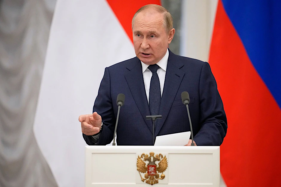 „Es gibt nichts Wichtigeres als das Schicksal des Vaterlandes“: Wladimir Putin.