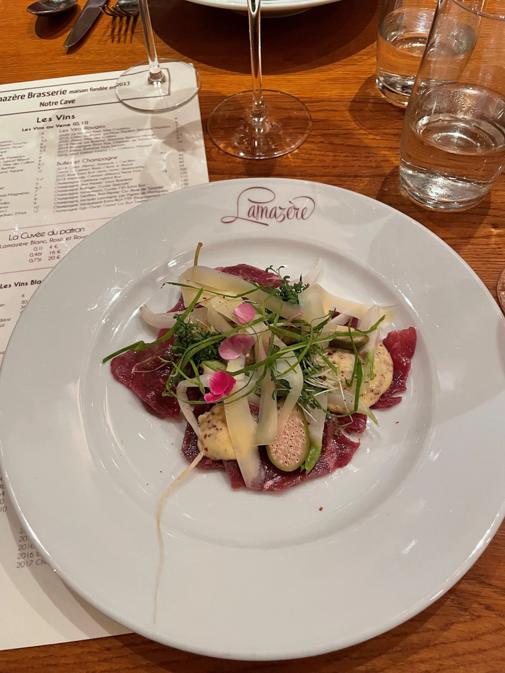 Brasserie Lamazère: schöne französische Schlemmer-Küche am Stutti