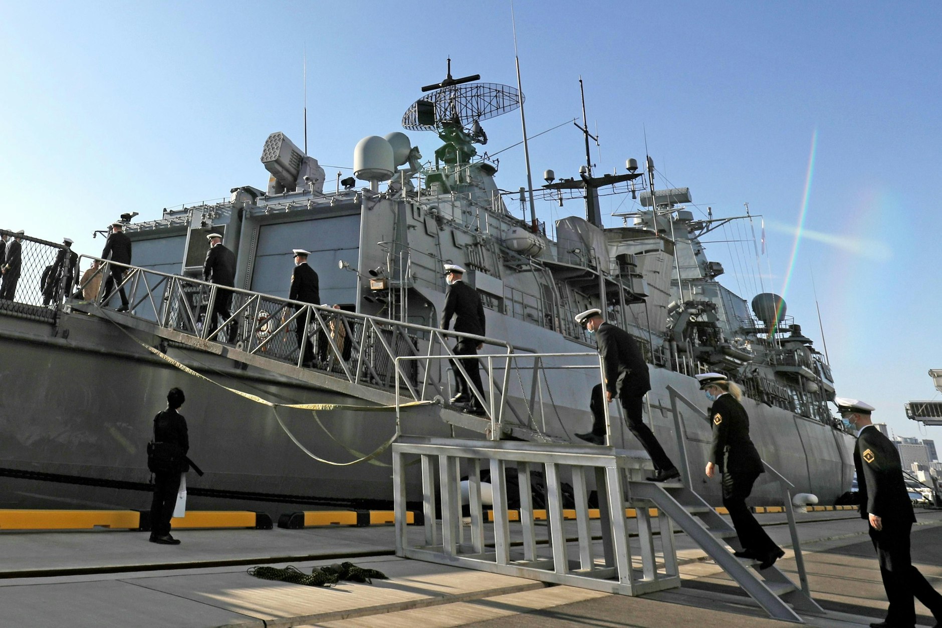 Die Fregatte „Bayern“