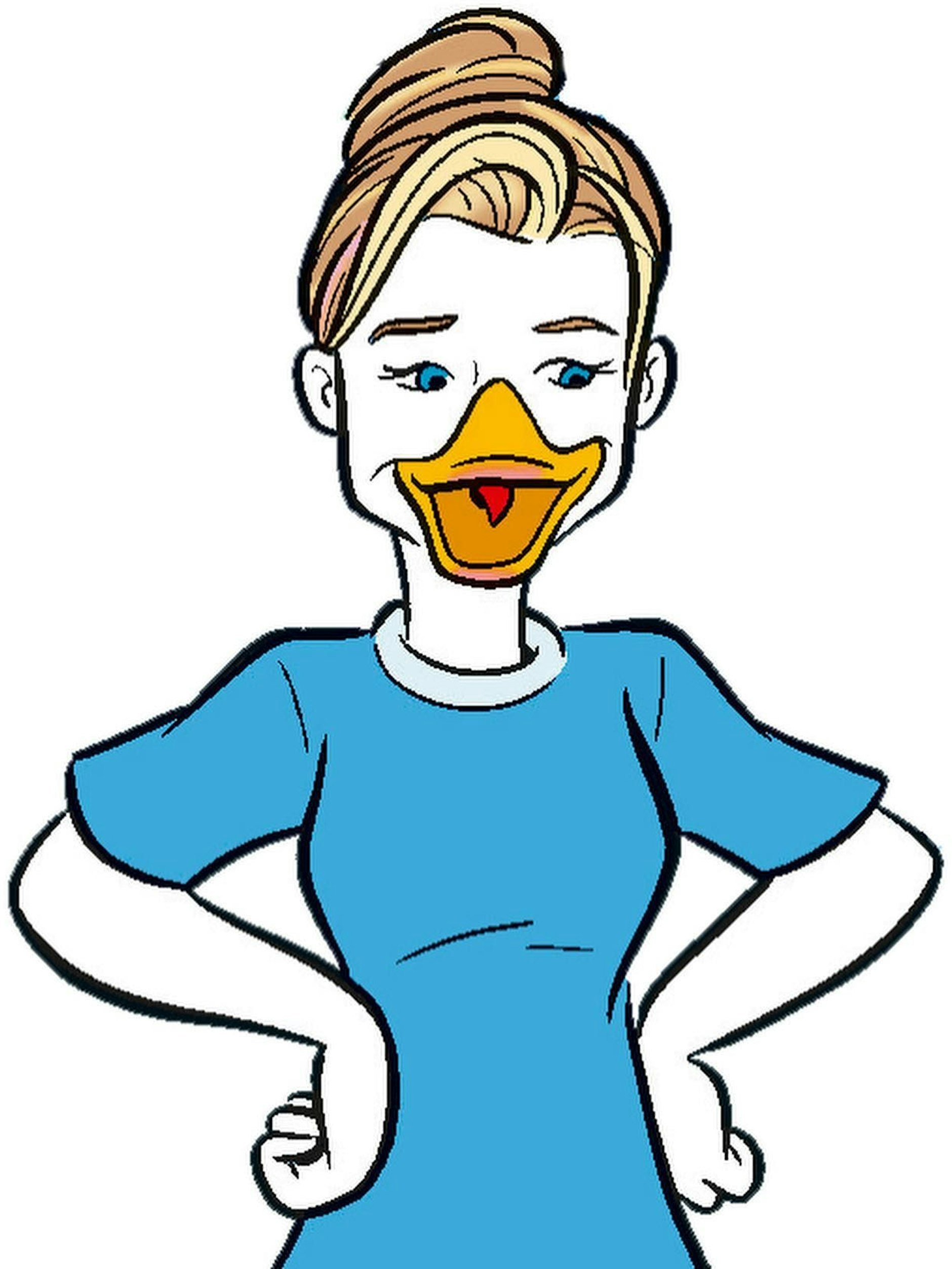 Macht auch als Ente eine gute Figur: Alexandra Popp.