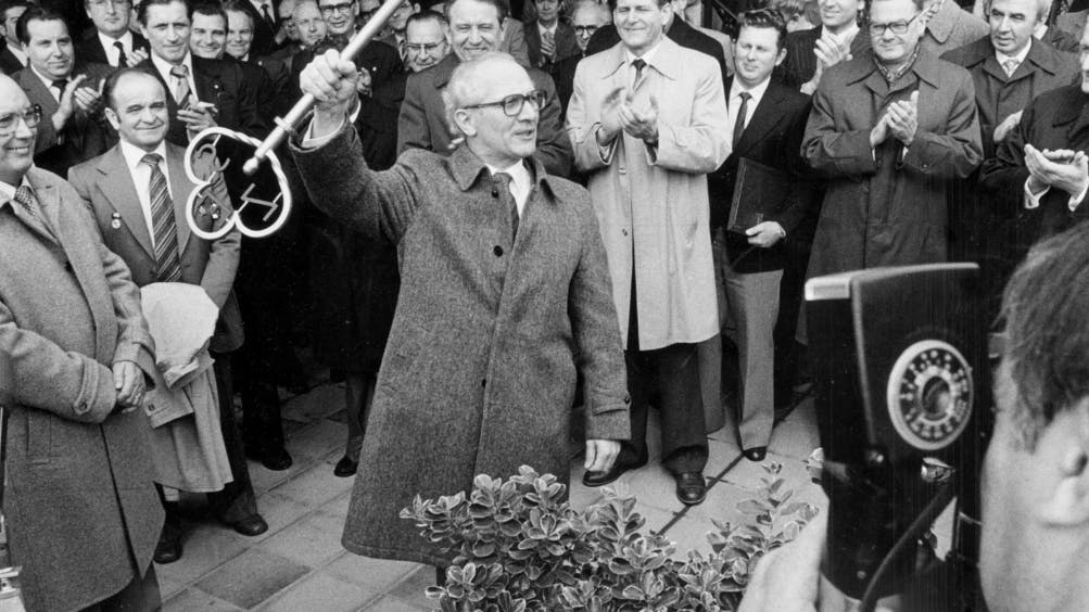 Erich Honecker eröffnete 1981 das SEZ.