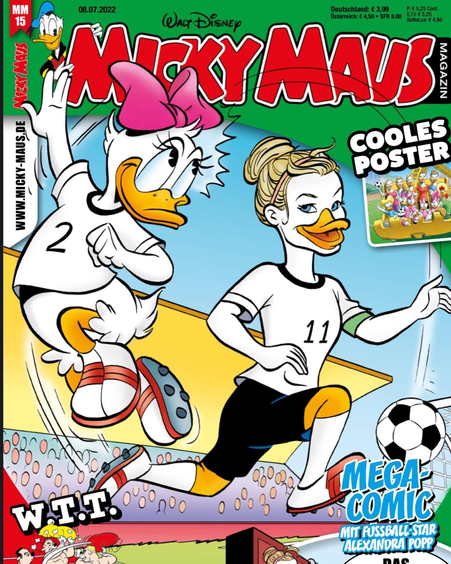 Quak, quak! Deutsche Fußball-Heldin Alex Popp ist jetzt Disney-Star