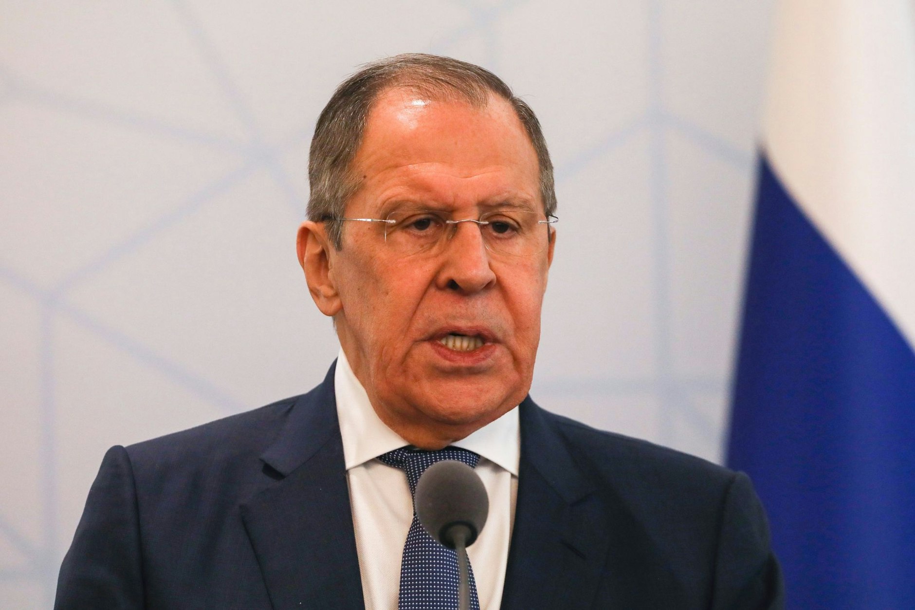ARCHIV - Der russische Außenminister Sergej Lawrow.  