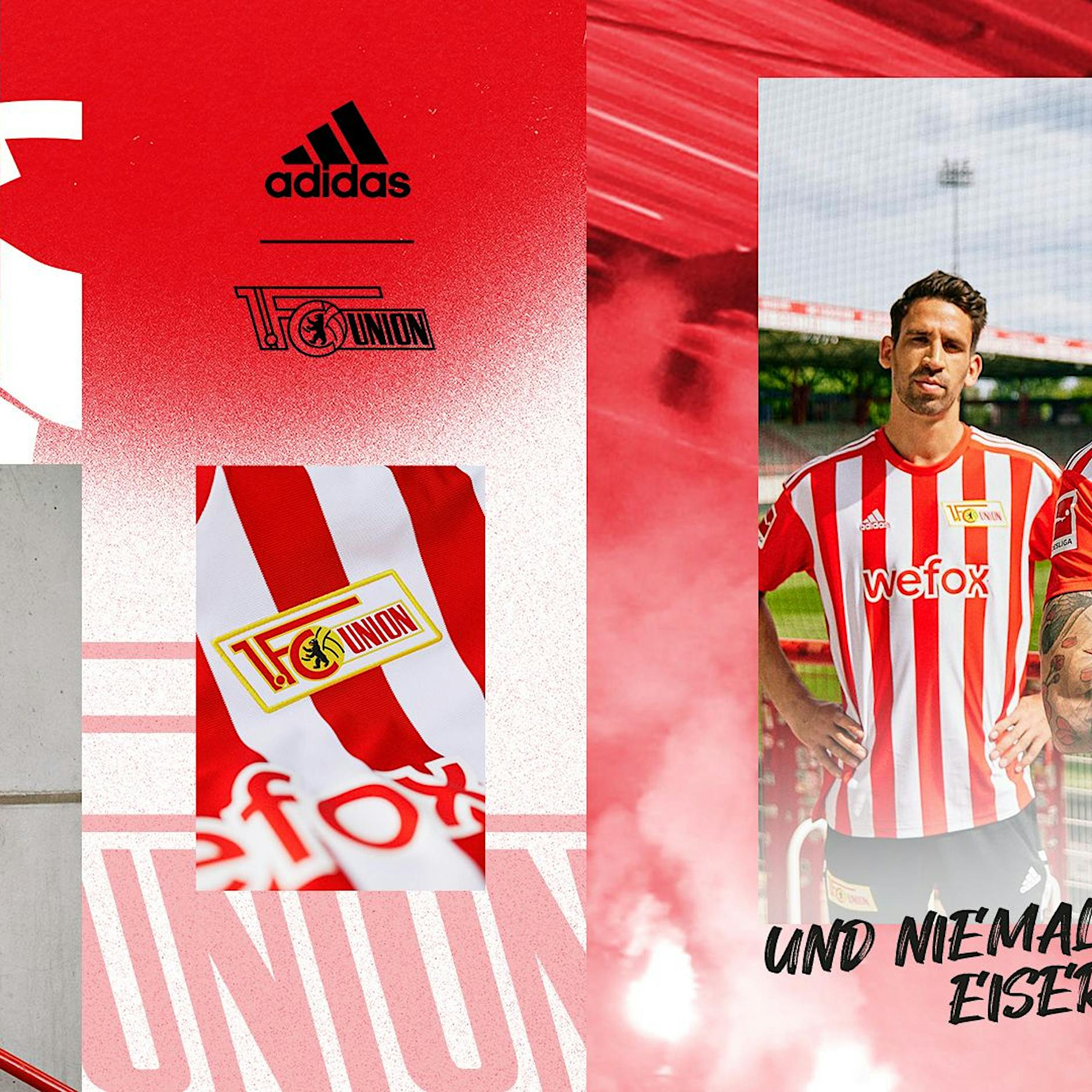 Rot und weiß gestreift: Das Union-Heimtrikot 2022/23