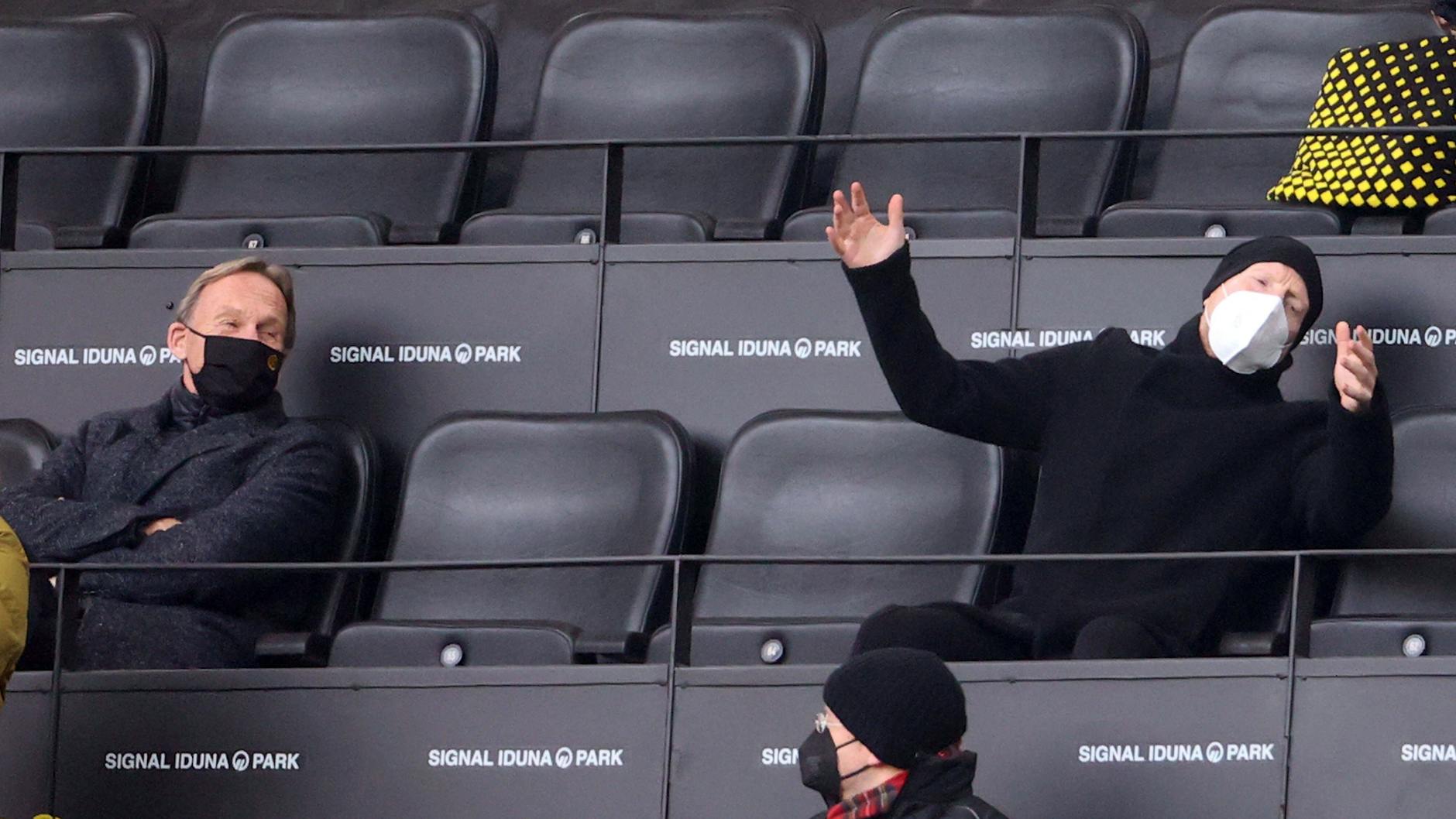 Berät BVB-Boss Hans-Joachim Watzke (l.) und legt den Finger in die Dortmunder Wunde: Matthias Sammer (r.).