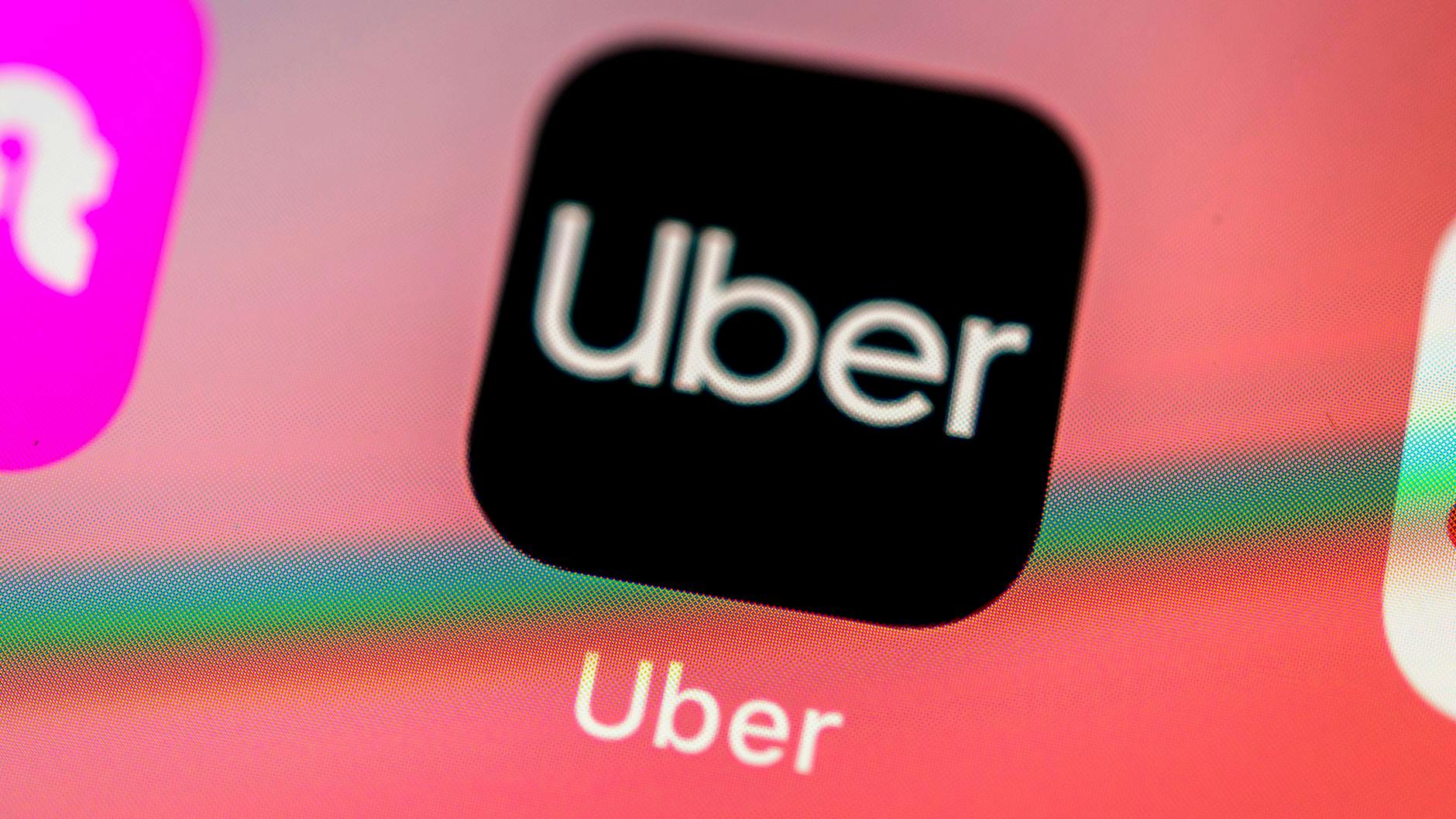 App des Fahrdienstleisters Uber. (Symbolbild)