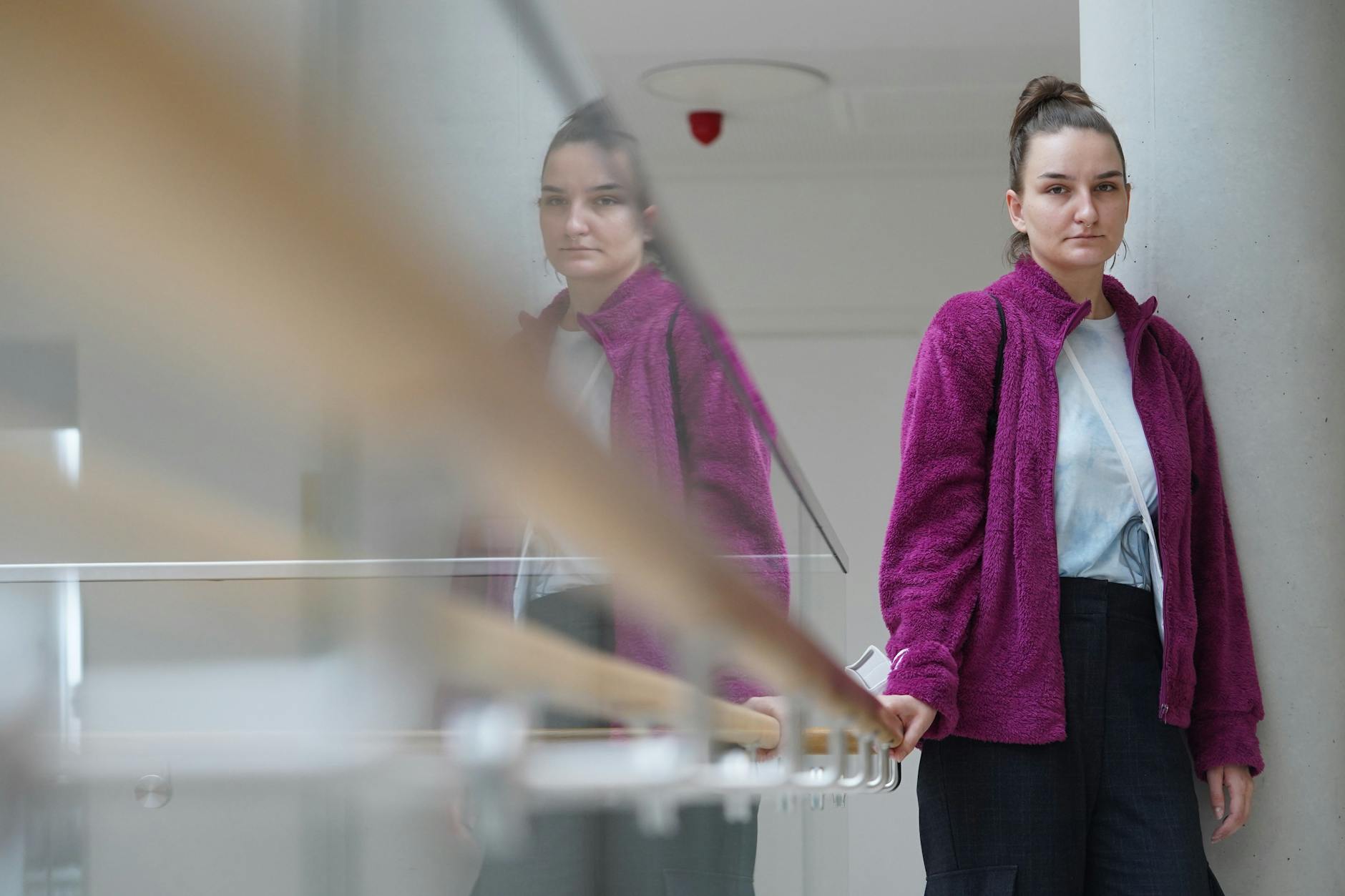 Die „Long Covid“-Patientin Birgit S. Sie arbeitete als Krankenschwester und infizierte sich 2020 mit dem Coronavirus und leidet seither an den Spätfolgen.