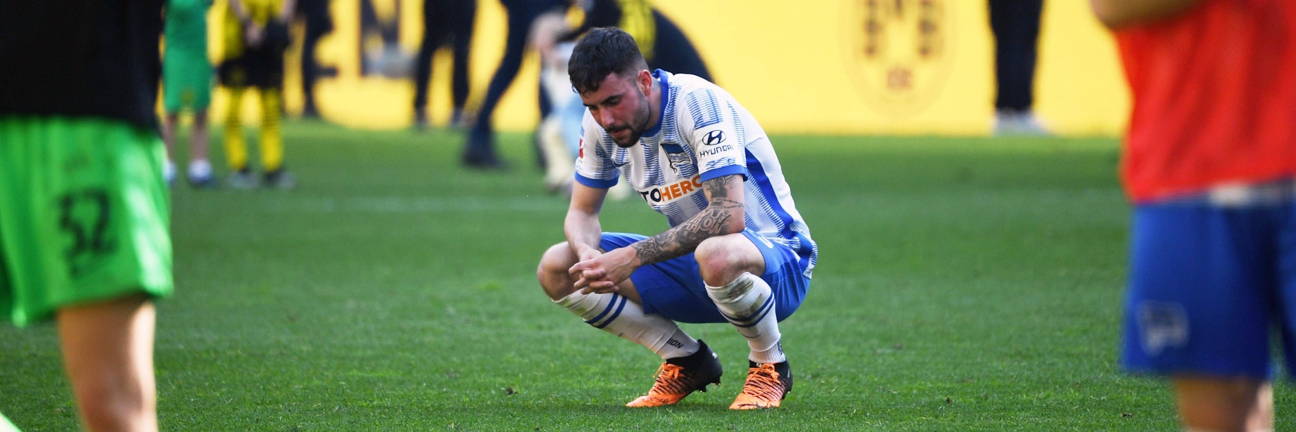 Schockdiagnose für Marco Richter: Beim Stürmer von Hertha BSC wurde ein Tumor im Hoden gefunden.