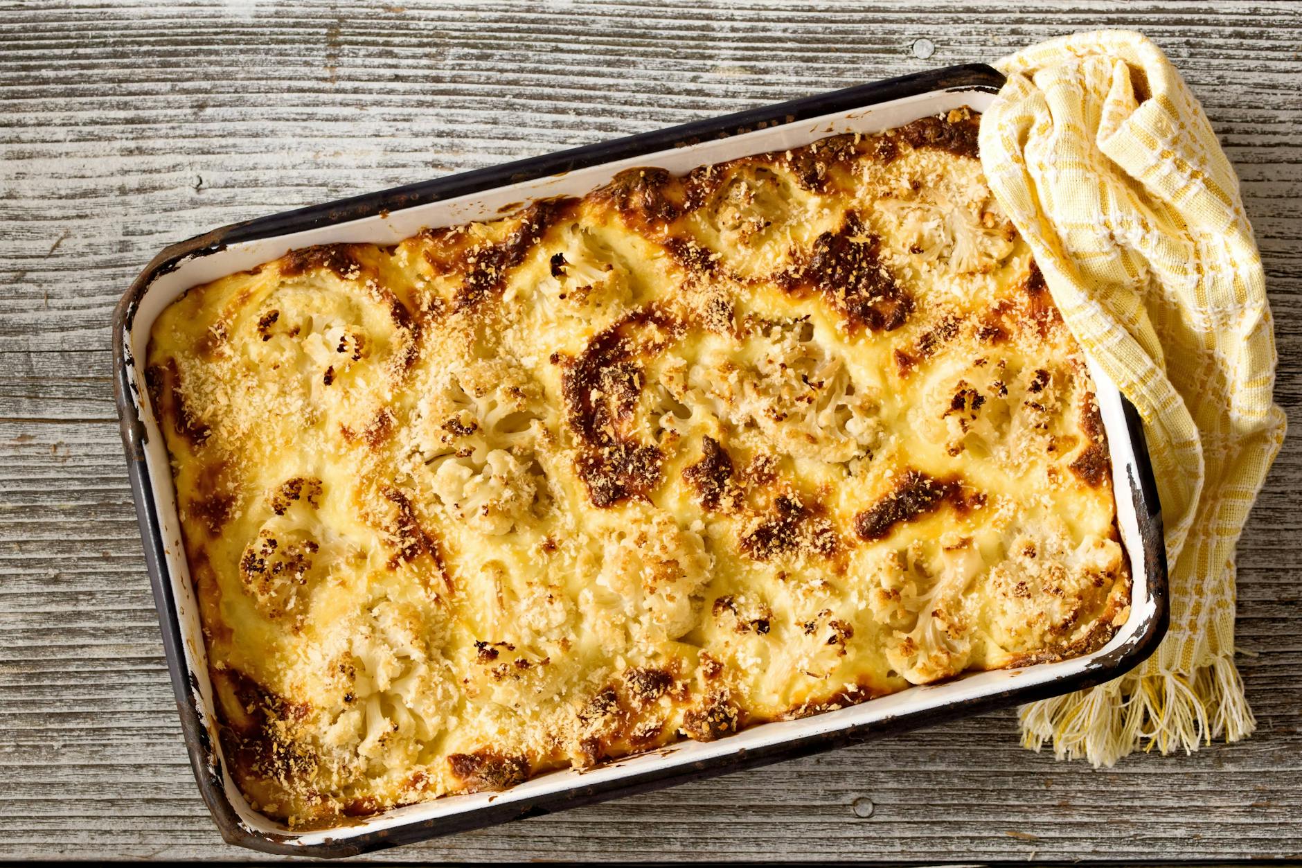 Blumenkohlauflauf: Dieses Rezept schmeckt der ganzen Familie.