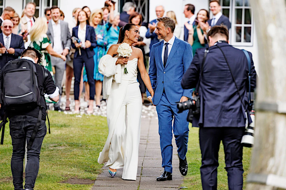 Christian Lindner und Franca Lehfeldt haben auf Sylt geheiratet.