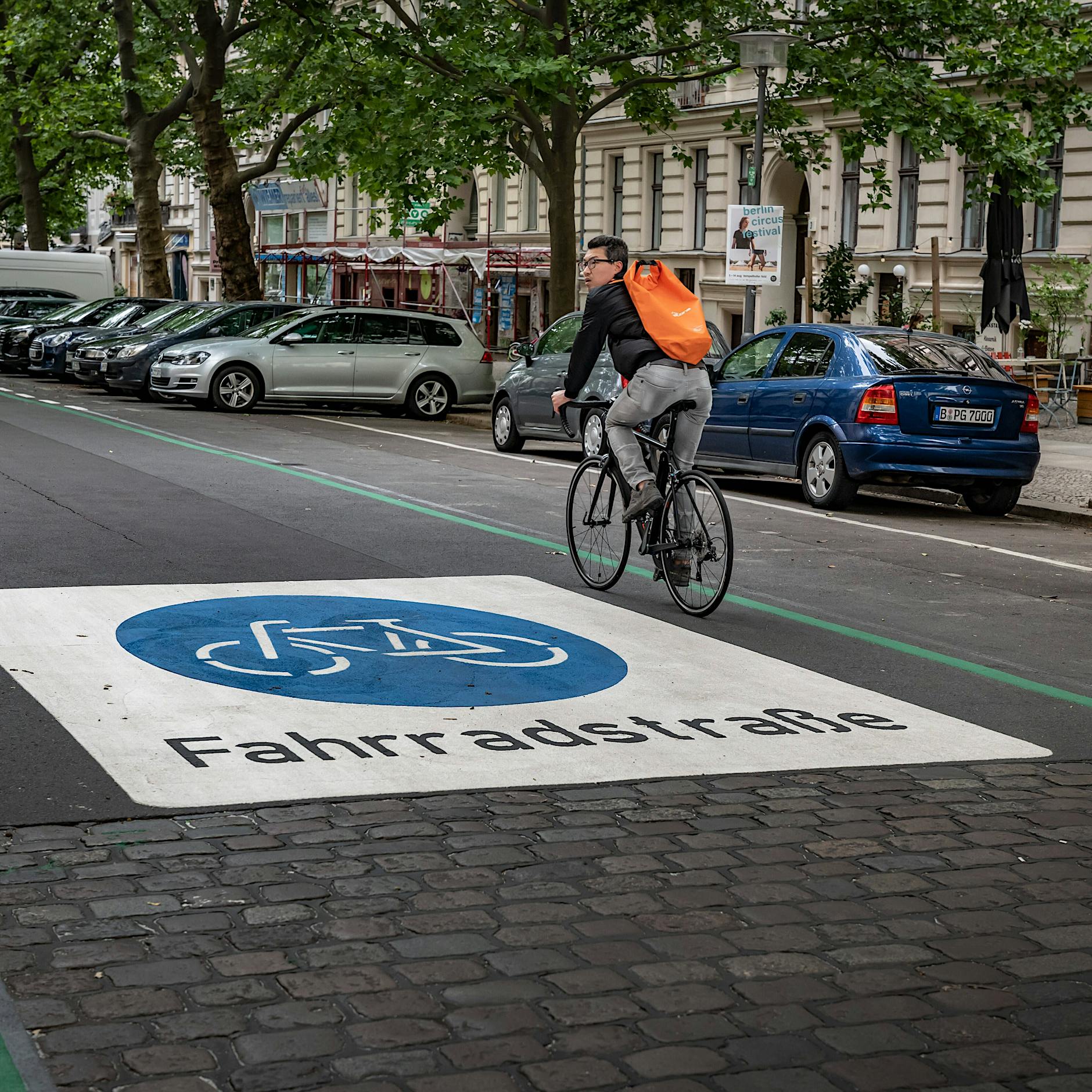 Autos nur noch „zu Gast“: Die Oderberger ist die neueste Fahrradstraße Berlins