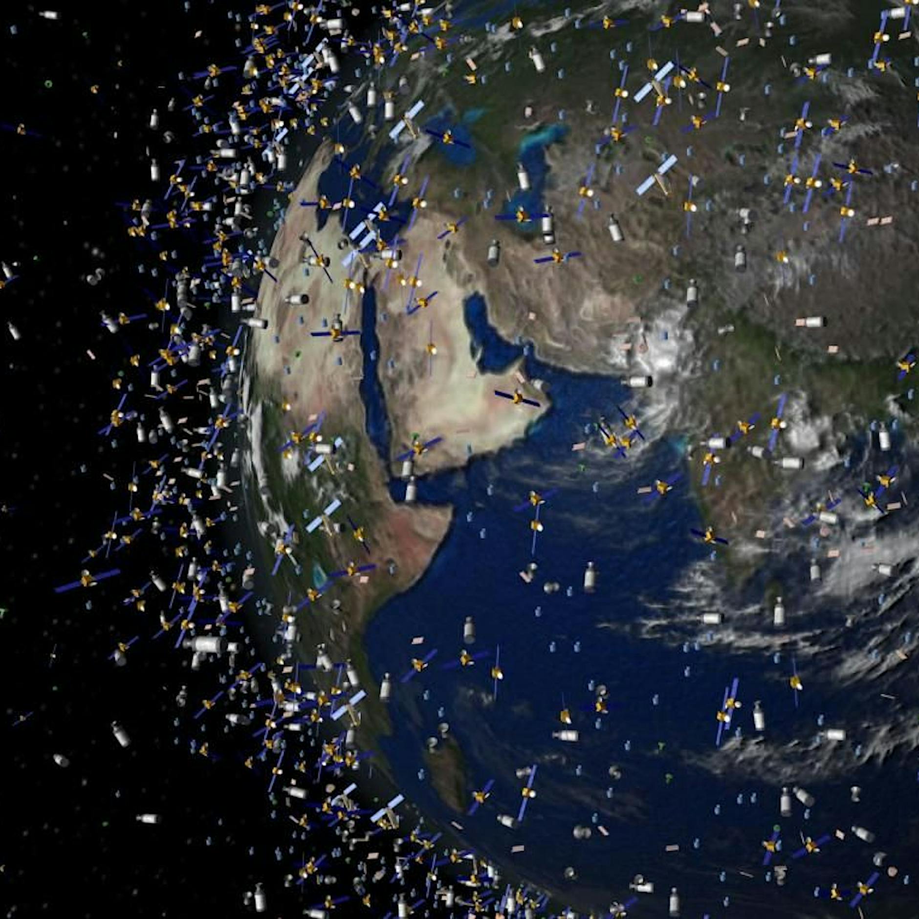 Gefahr aus dem All: Menschen können von Raketenteilen erschlagen werden