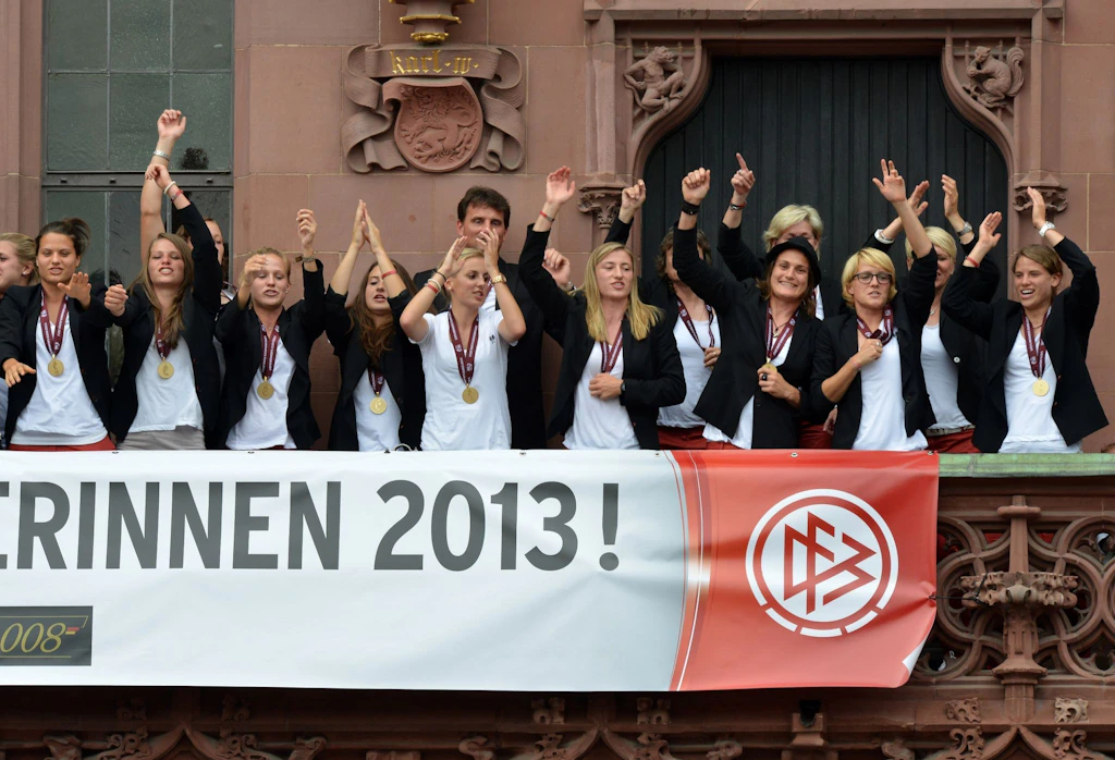 Die bisherigen EM-Triumphe der deutschen Fußballerinnen