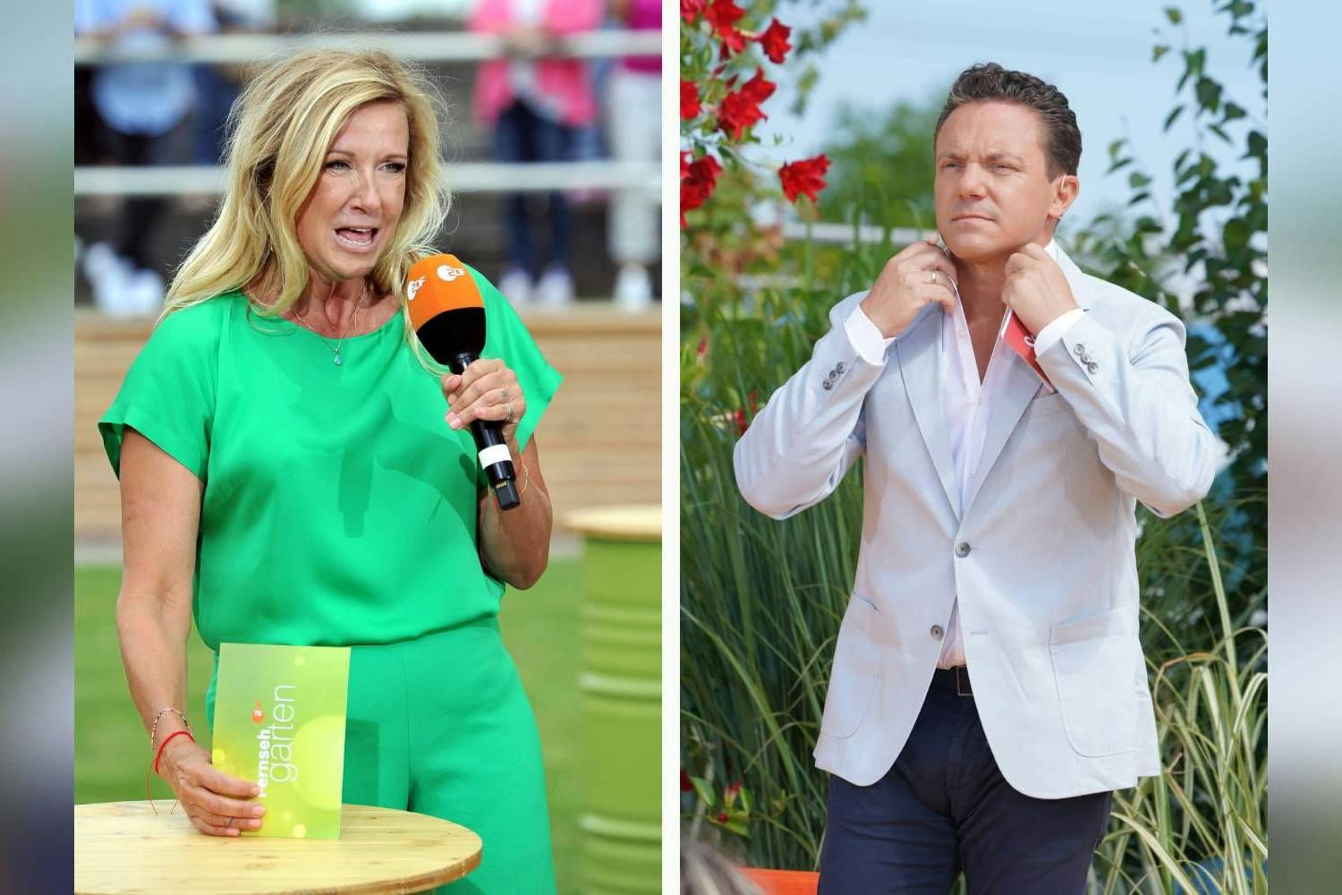 Andrea Kiewel mit ihrem ZDF-Fernsehgarten und Stefan Mross mit Immer wieder sonntags buhlen um ein ähnliches Publikum.