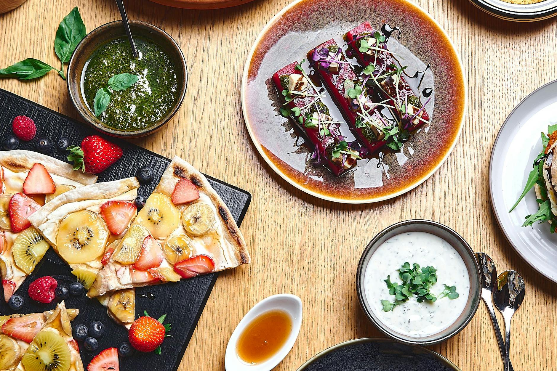 Einige der Sommergerichte können nur hier gegessen werden, sagt der Küchenmeister