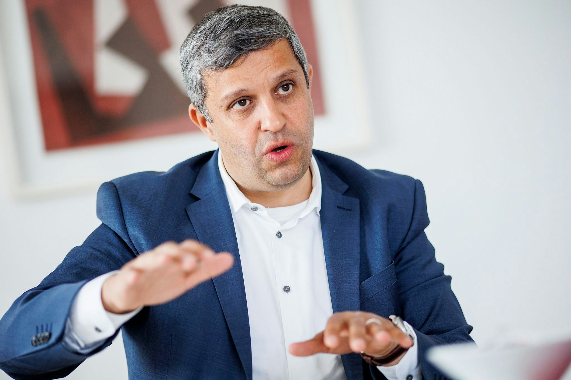 ARCHIV - Raed Saleh, Landesvorsitzender der SPD Berlin.  