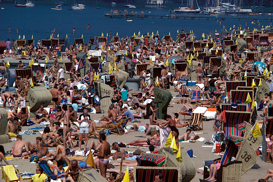 Das Strandbad Wannsee, wenn es&nbsp; richtig heiß wird