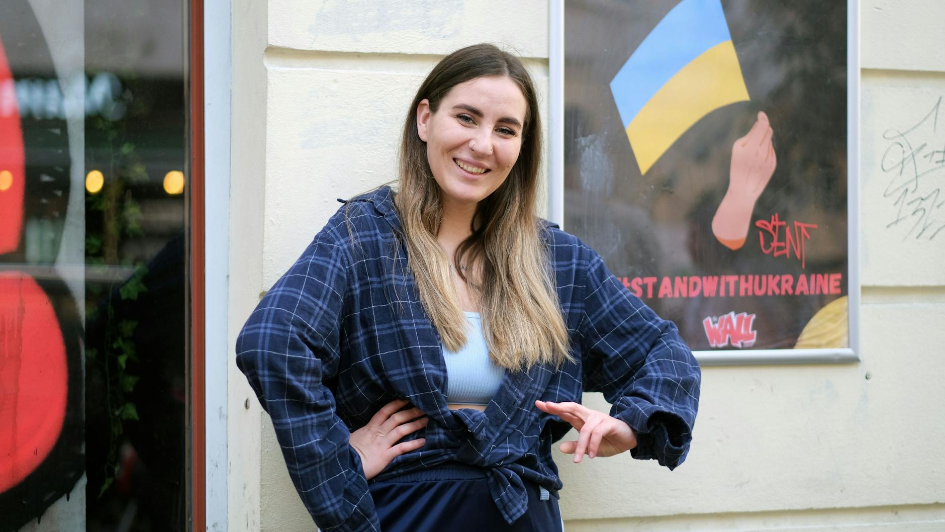 Daria Lahutina trat bis zum 23. Februar in Kiew auf. Seit vier Monaten lebt sie in Berlin.