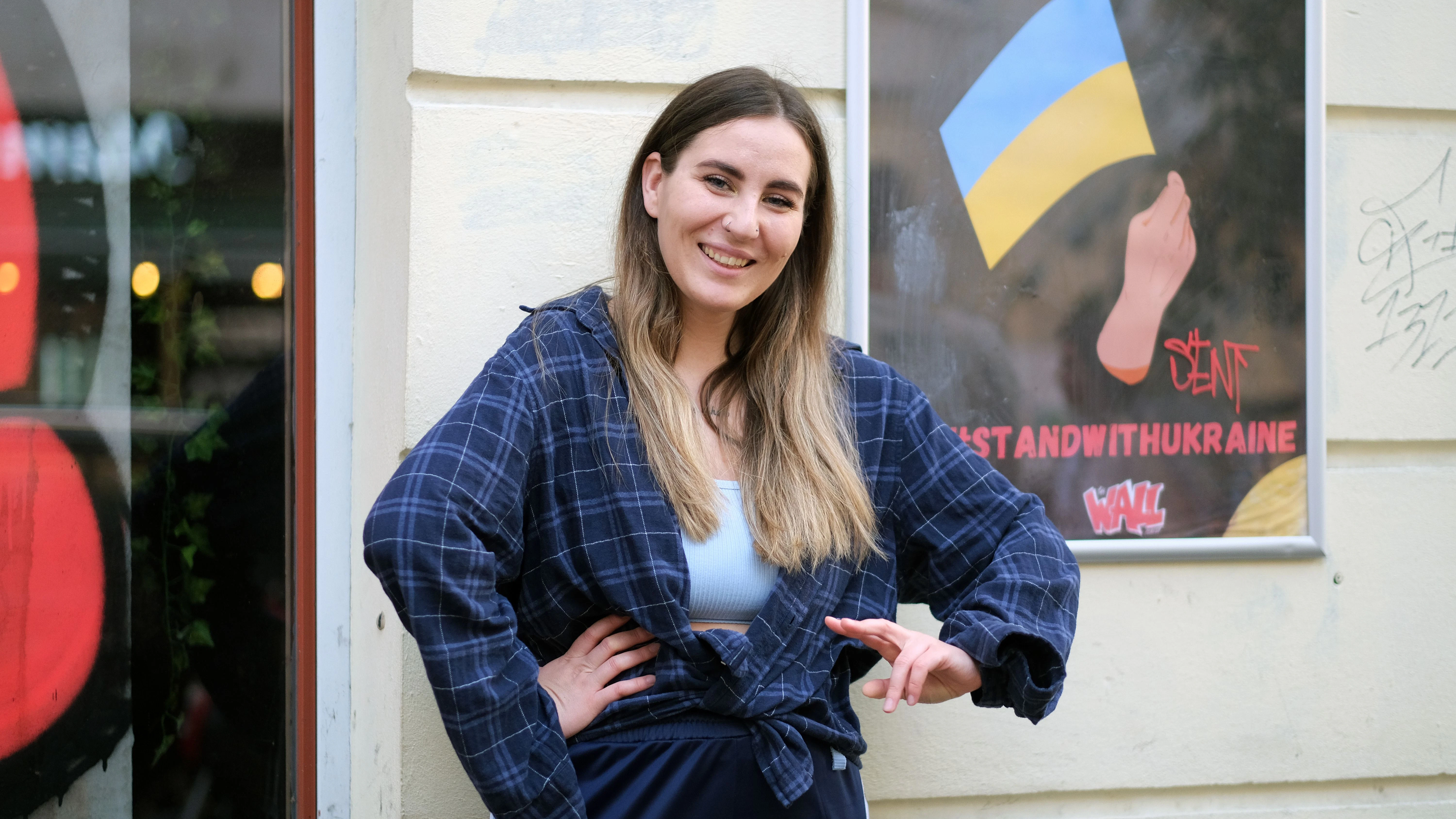 Daria Lahutina trat bis zum 23. Februar in Kiew auf. Seit vier Monaten lebt sie in Berlin.