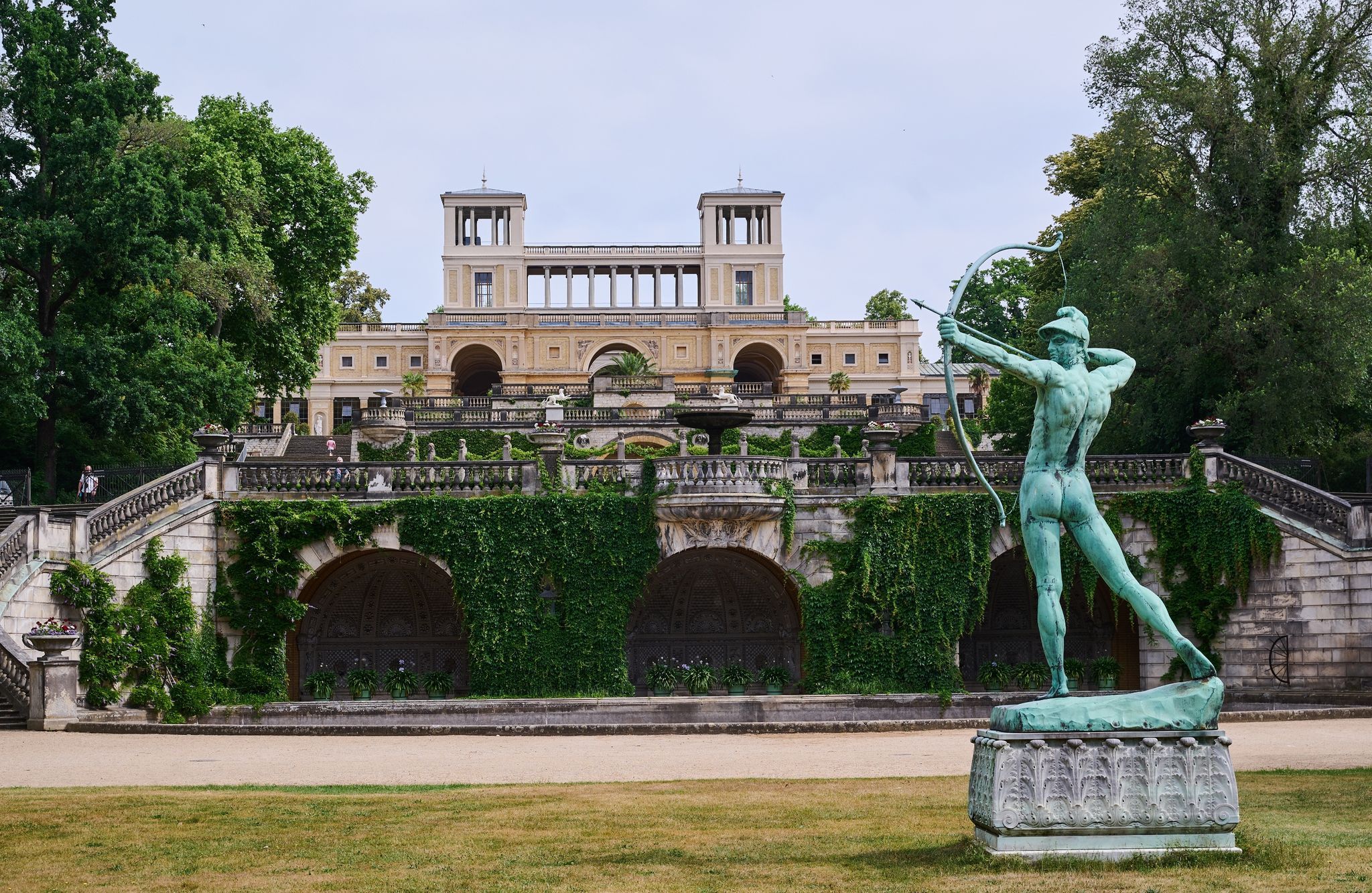 Trockenheit macht den alten Bäumen in Park Sanssouci zu schaffen