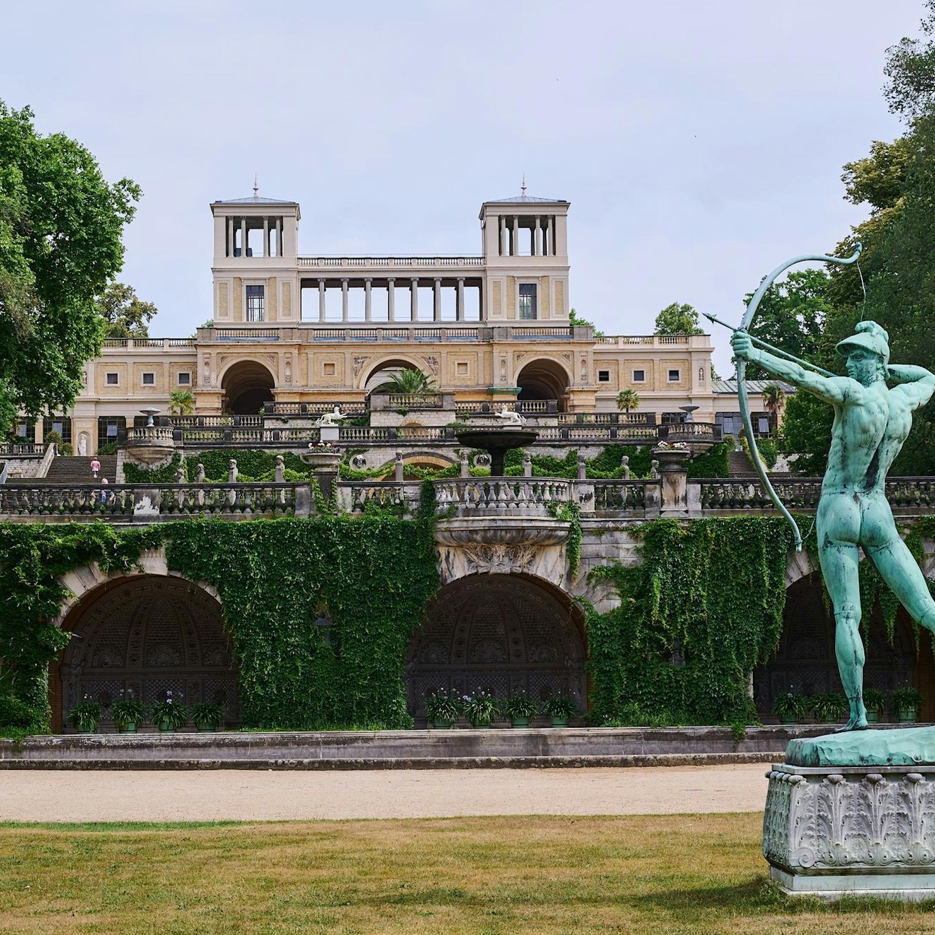 Trockenheit macht den alten Bäumen in Park Sanssouci zu schaffen